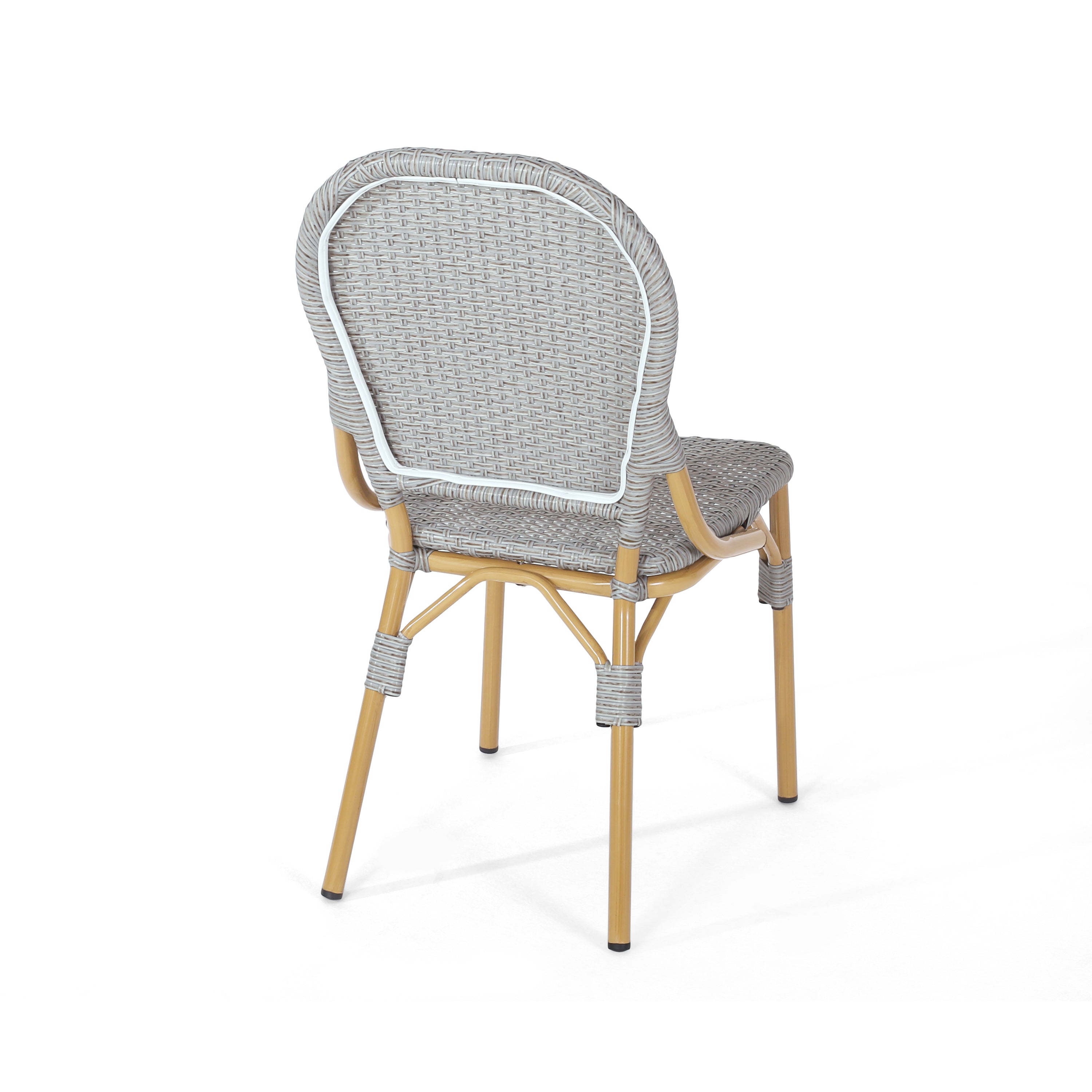 Eternity 3-Piece Bistro Set with 2 Armless Chairs and Round Table