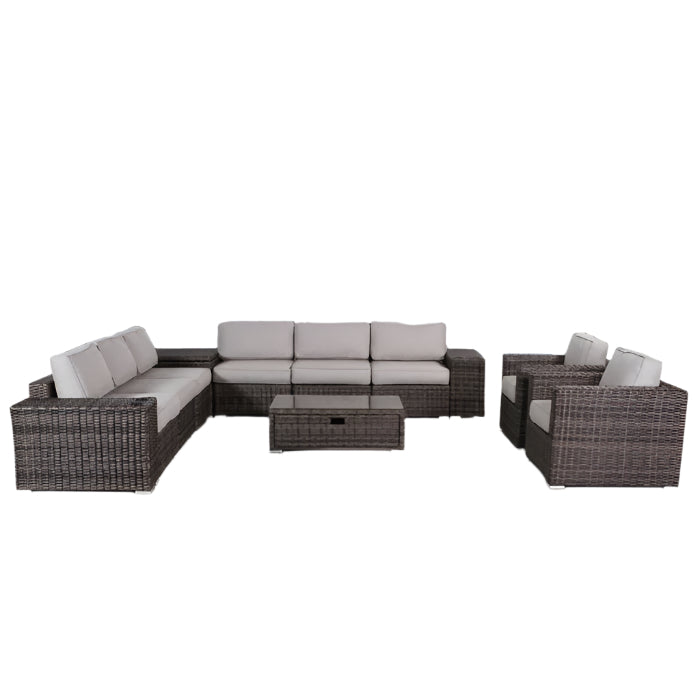 Fully Assembled 8-Person Outdoor Seating Set