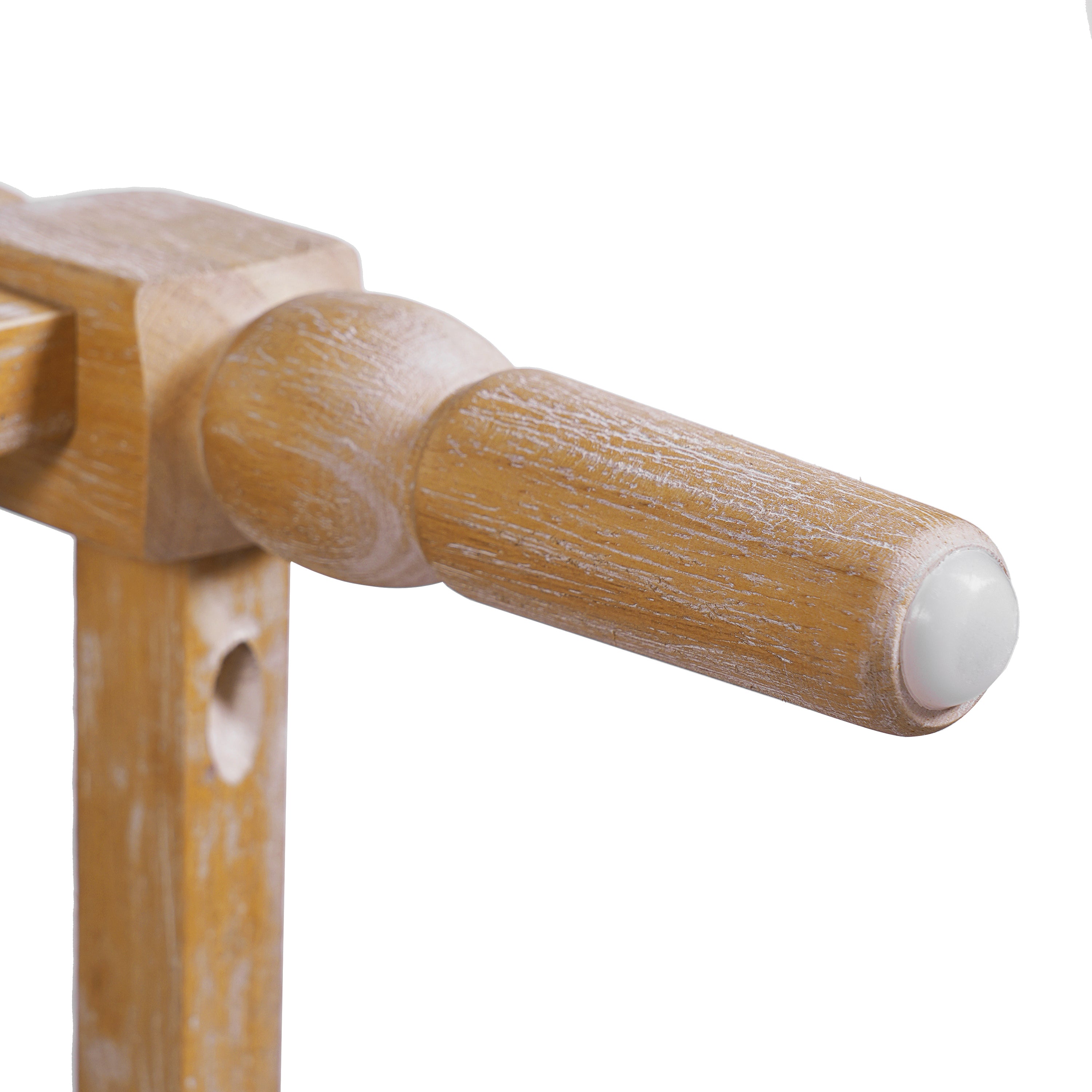 French Country Backless Bobbin Leg Counter Stool