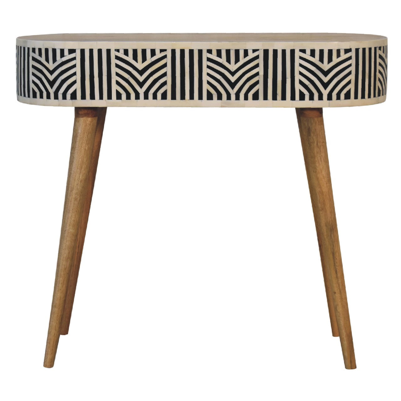 Solid Wood Edessa Bone Inlay Console Table