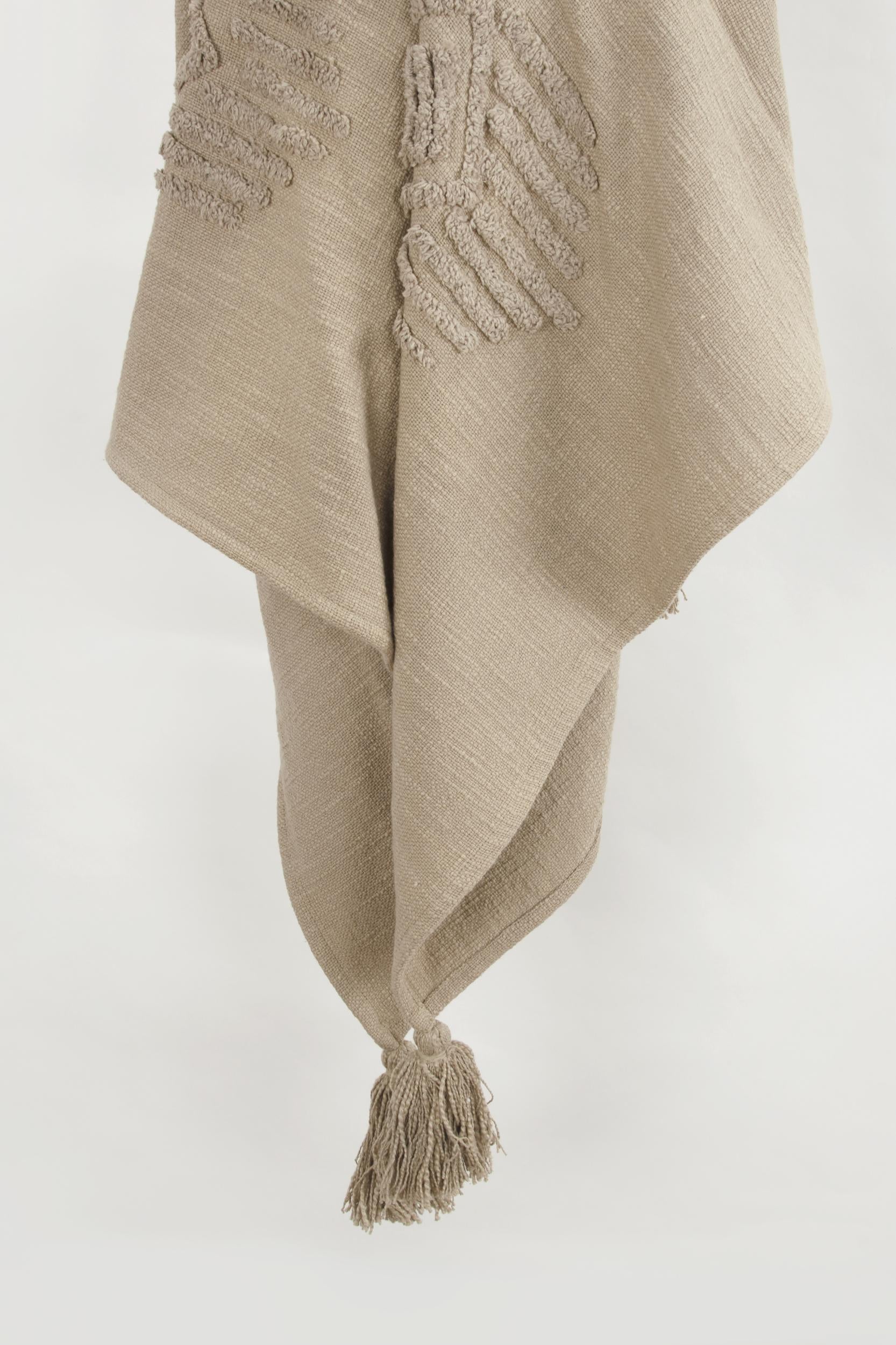 Woven Ikat 100% Woven Textured Cotton Throw