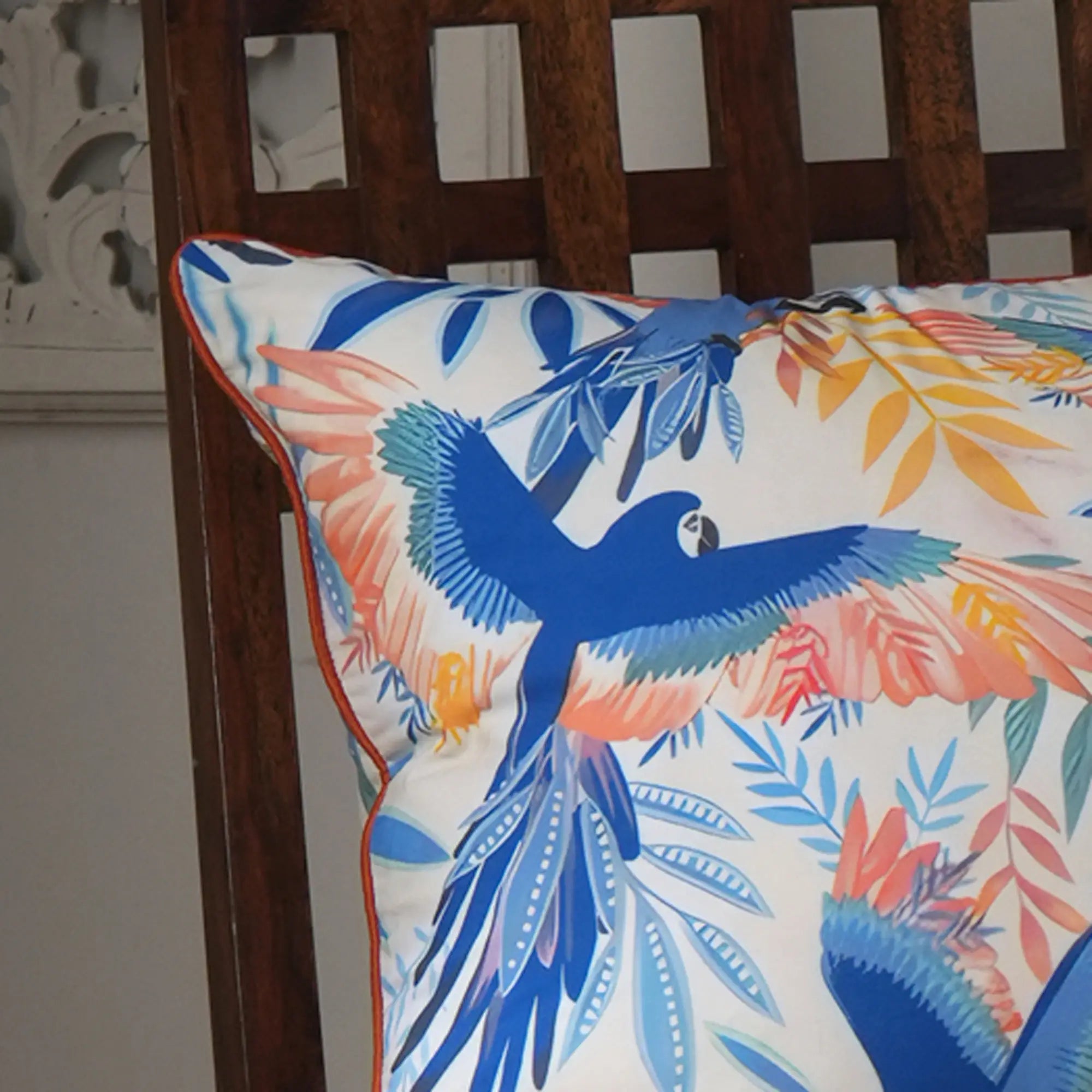 Parrot Printed Indoor/Outdoor Pillow