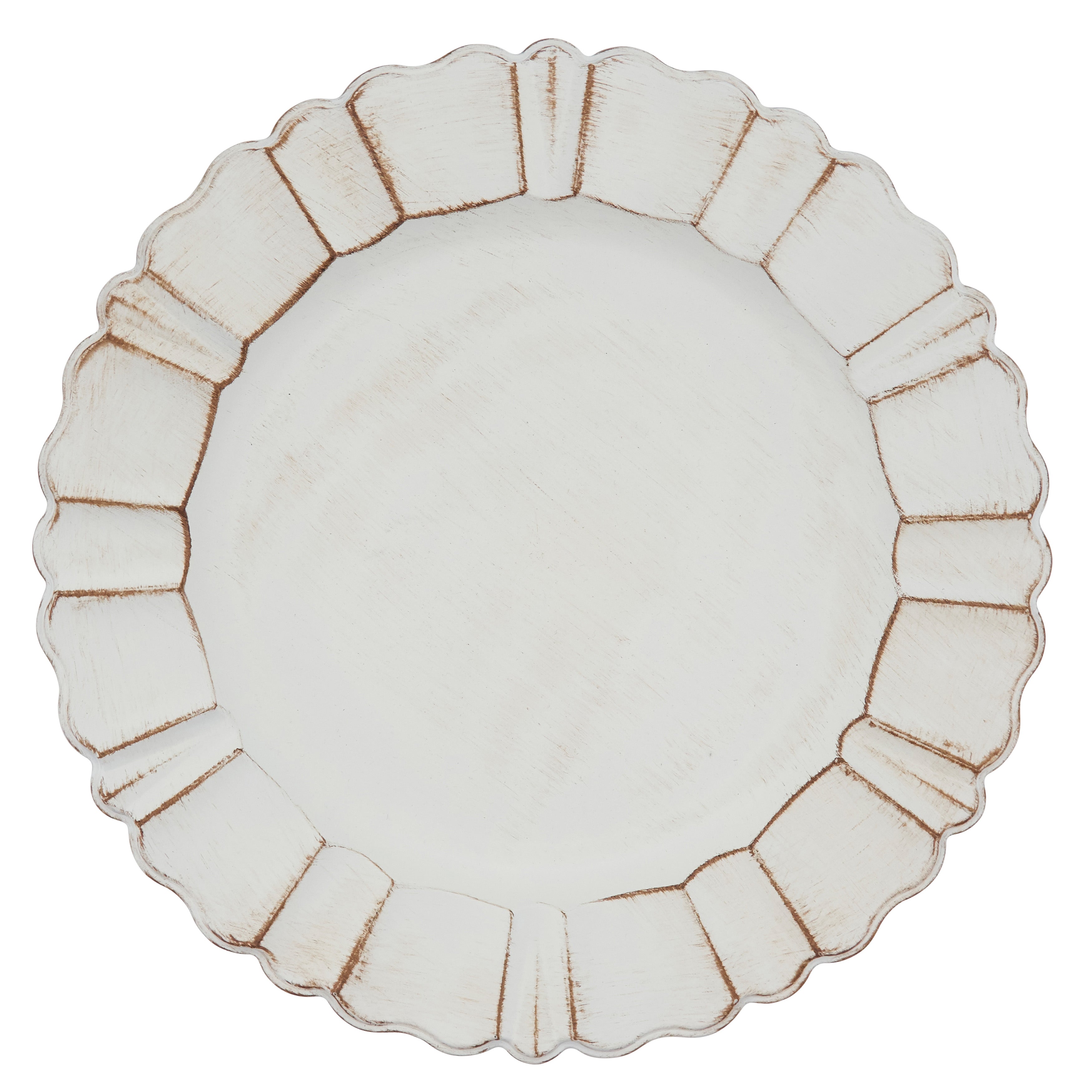 Pier 1 Scalloped Ruffled Charger