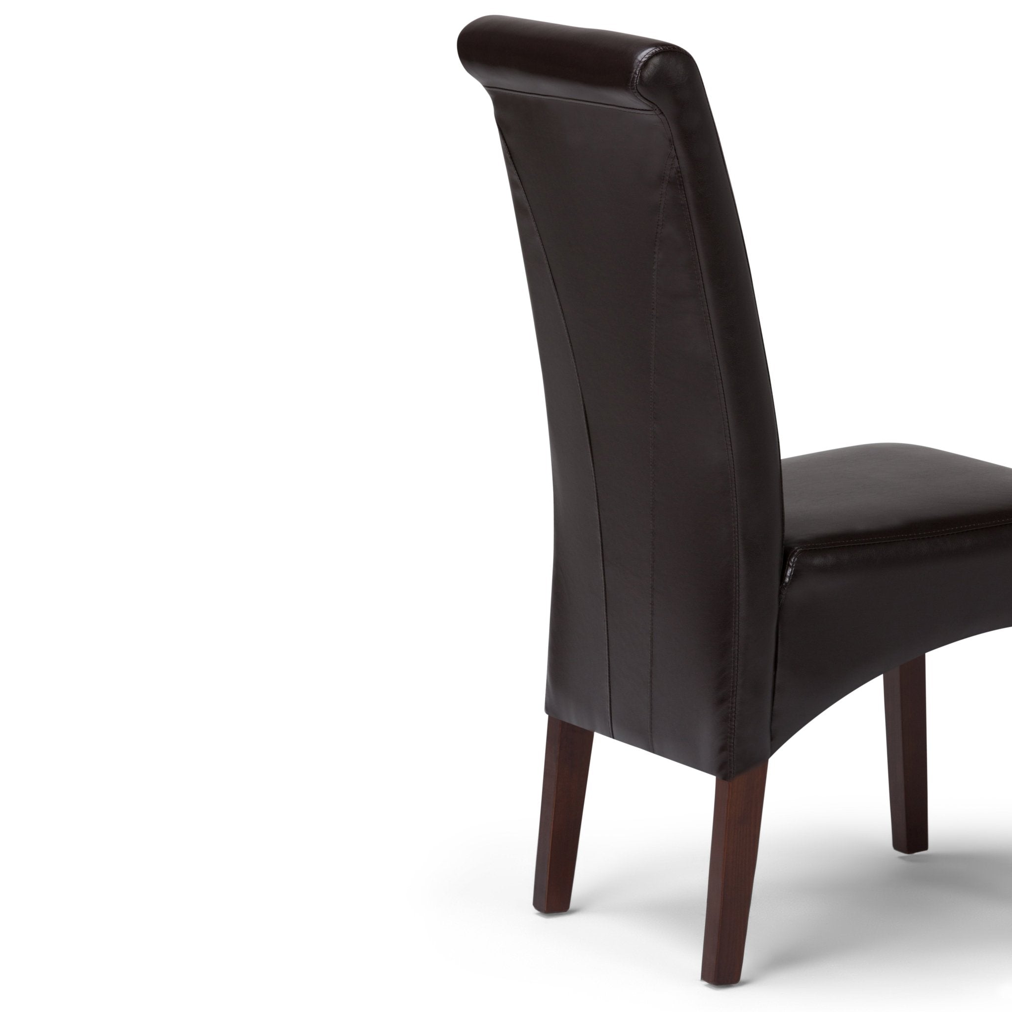 Aegis Upholstered Dining Chair with Curved Top Detail, Set of 2 - Dining Chairs