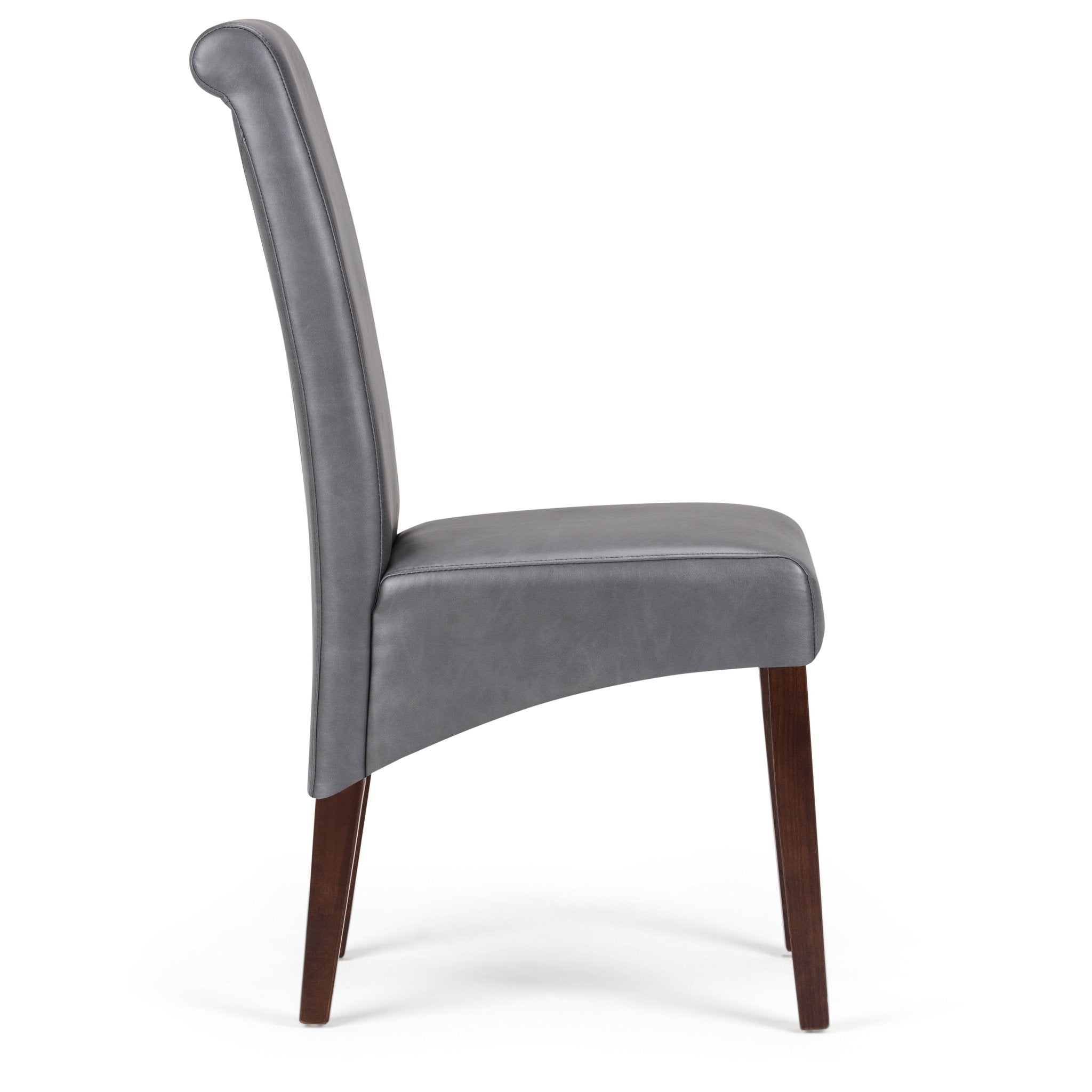 Aegis Upholstered Dining Chair with Curved Top Detail, Set of 2 - Dining Chairs