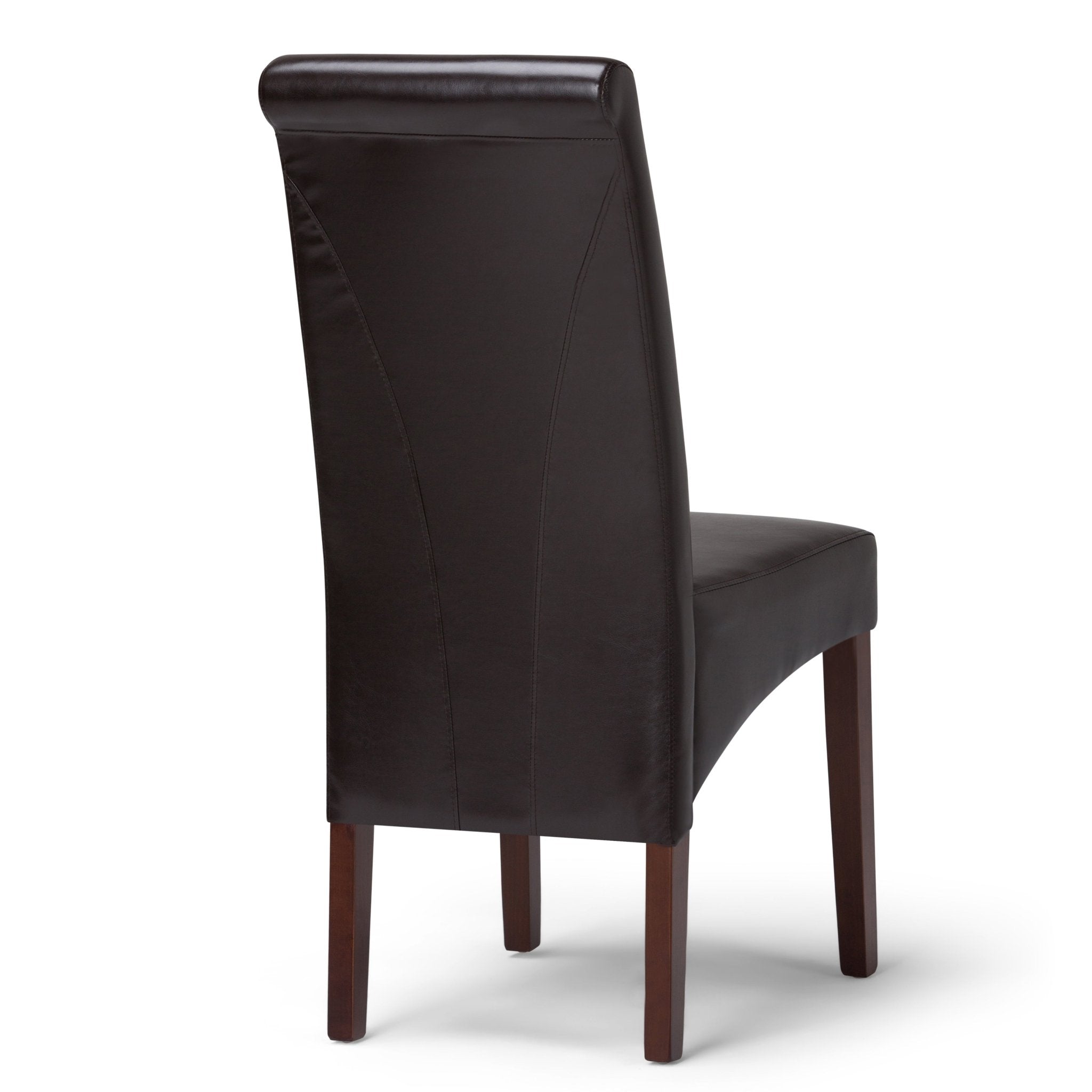 Aegis Upholstered Dining Chair with Curved Top Detail, Set of 2 - Dining Chairs
