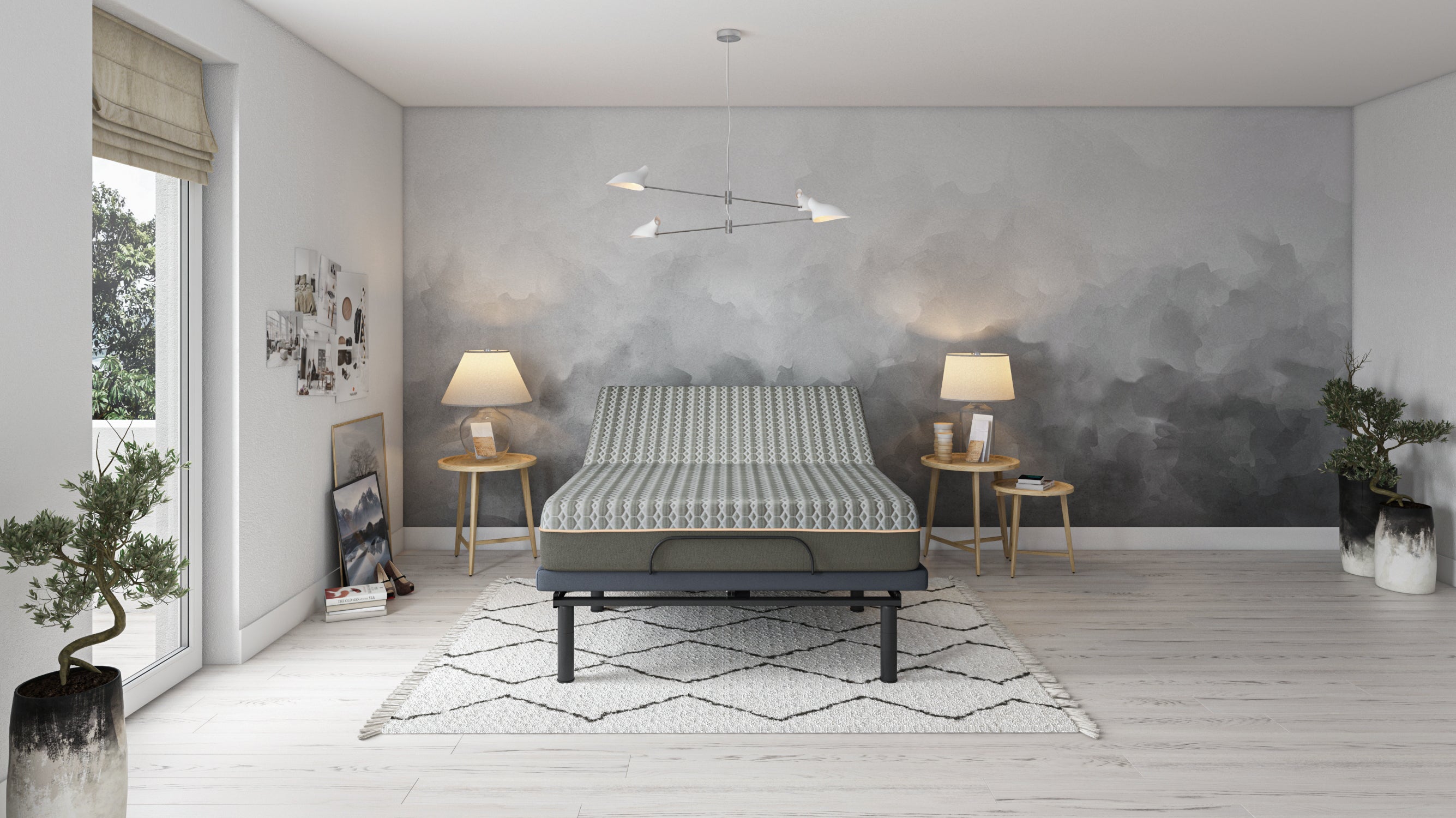 BedTech Copper Lux Hybrid 14" Mattress With Copper Infused Contouring Memory Comfort Layer and Supportive Coil System