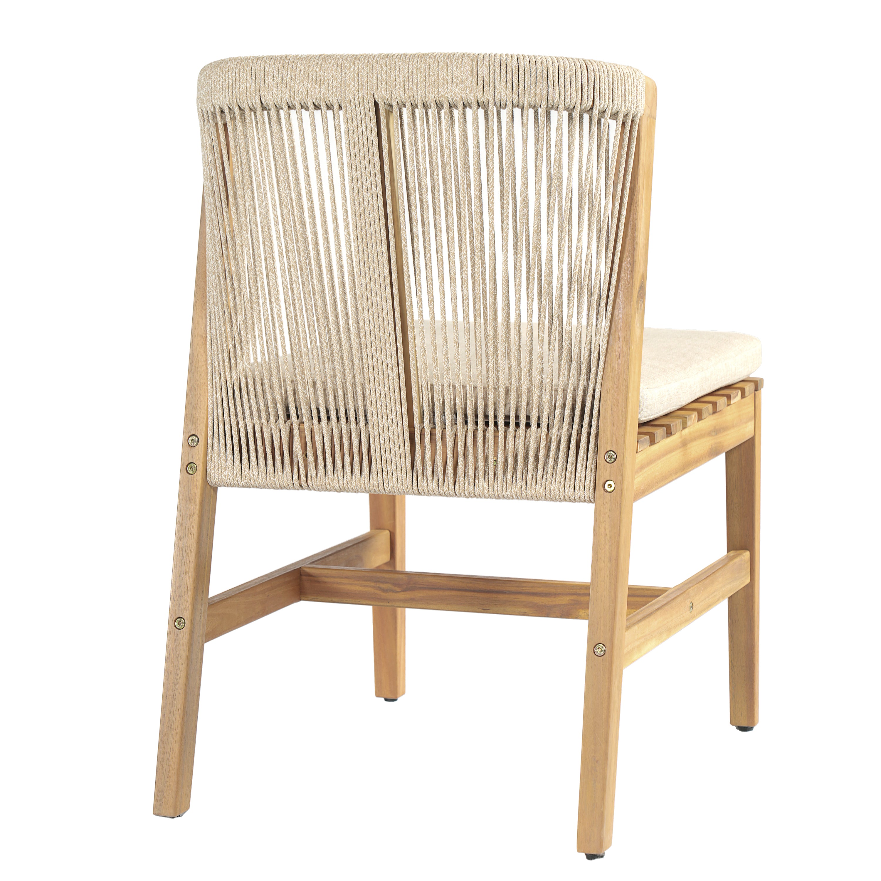 Louie Outdoor Dining Chairs, Set of 2