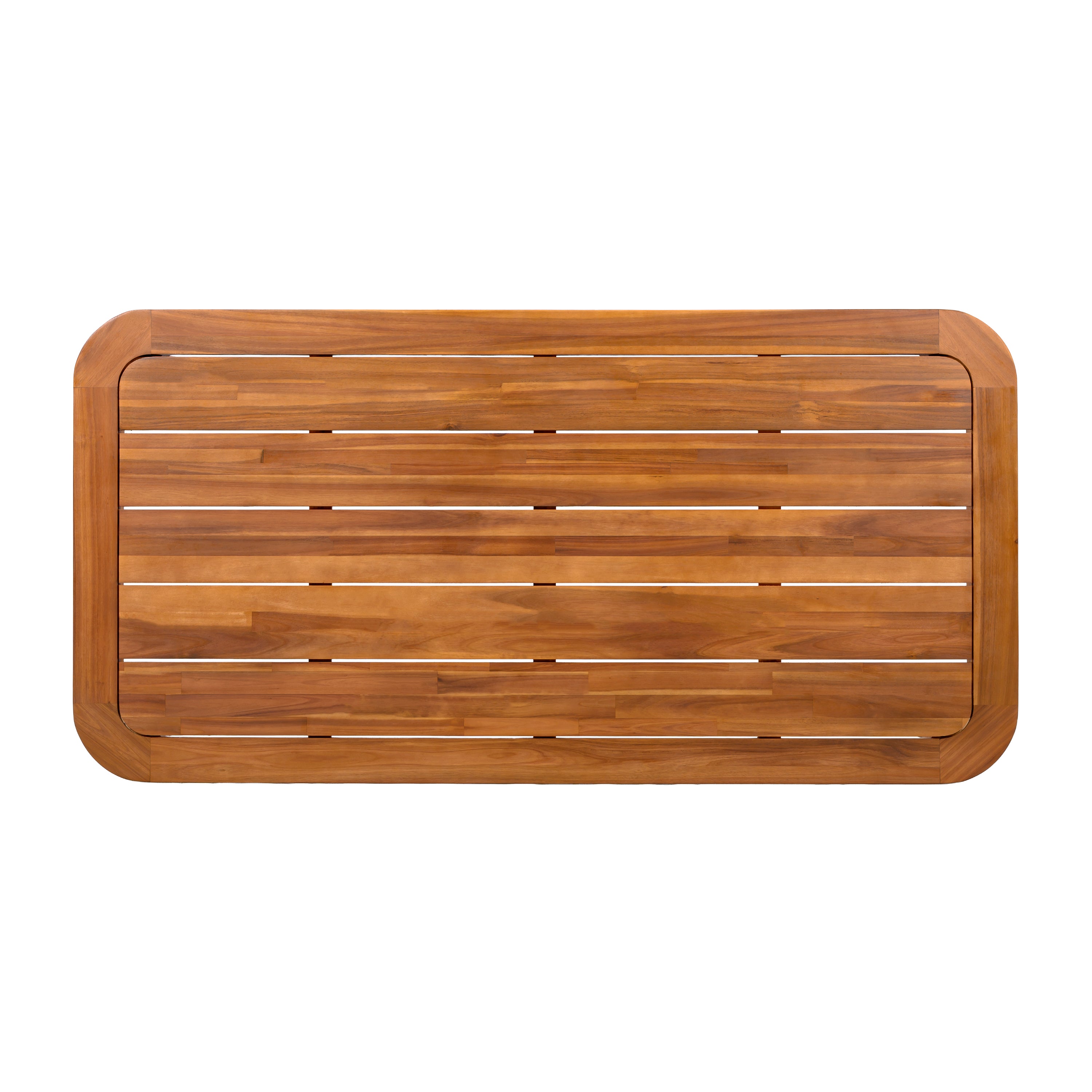 Modern 6-Person Acacia Wood Dining Table