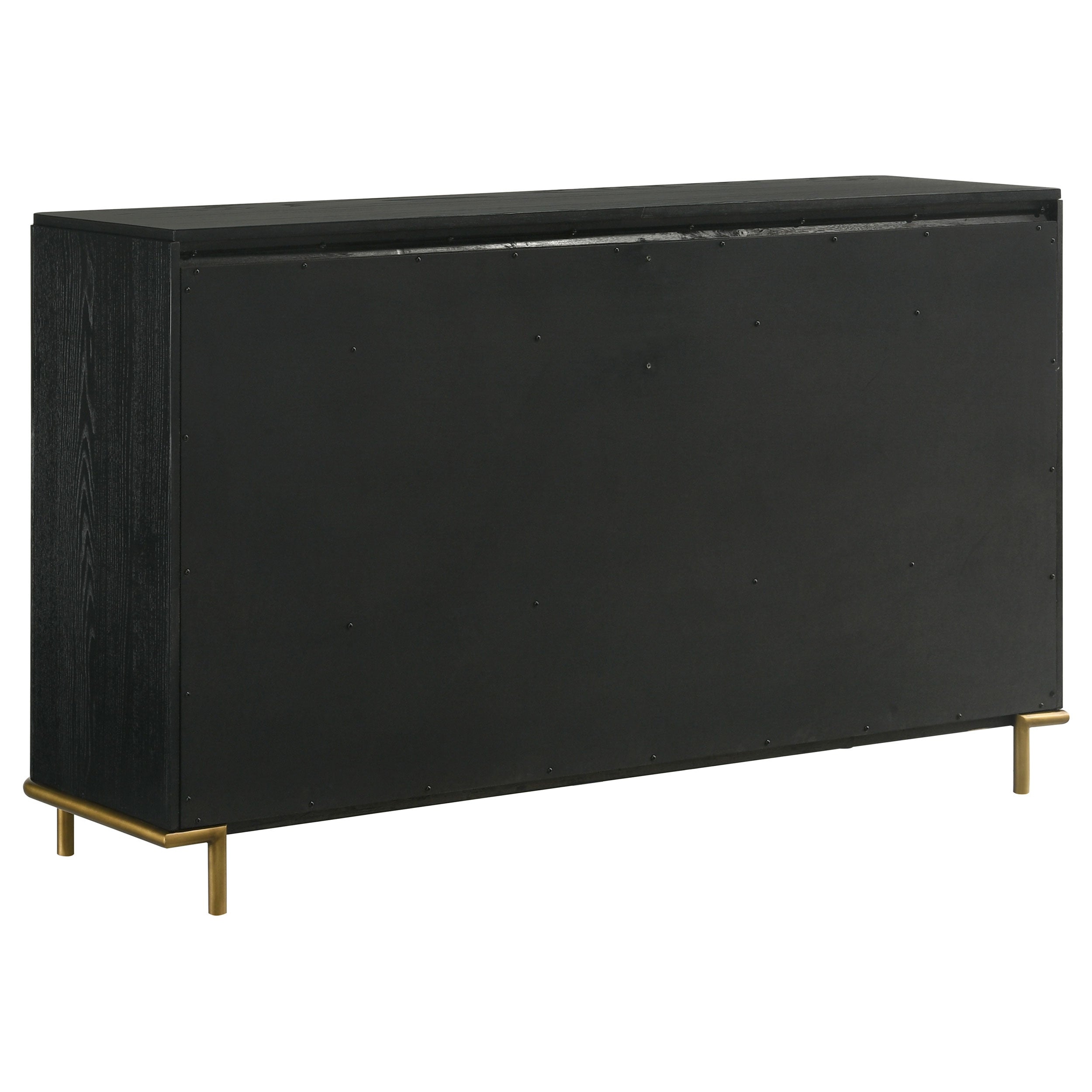 Anser Black and Natural 4-piece Bedroom Set