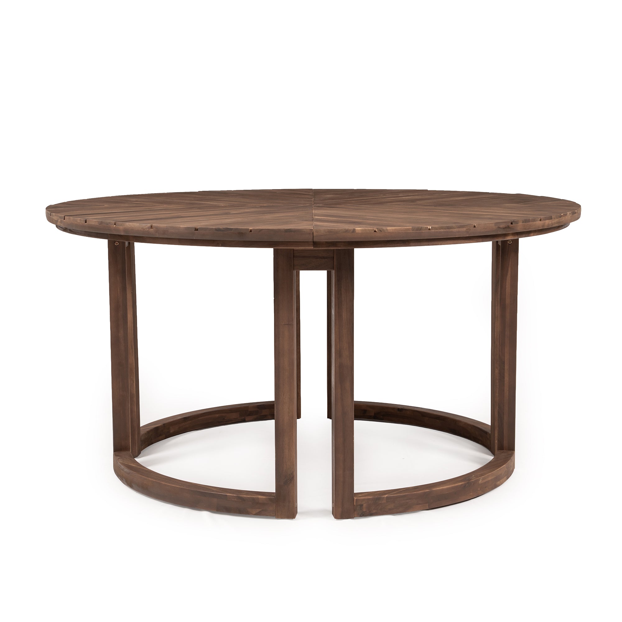TREXM Patio Dining Table Set for 6