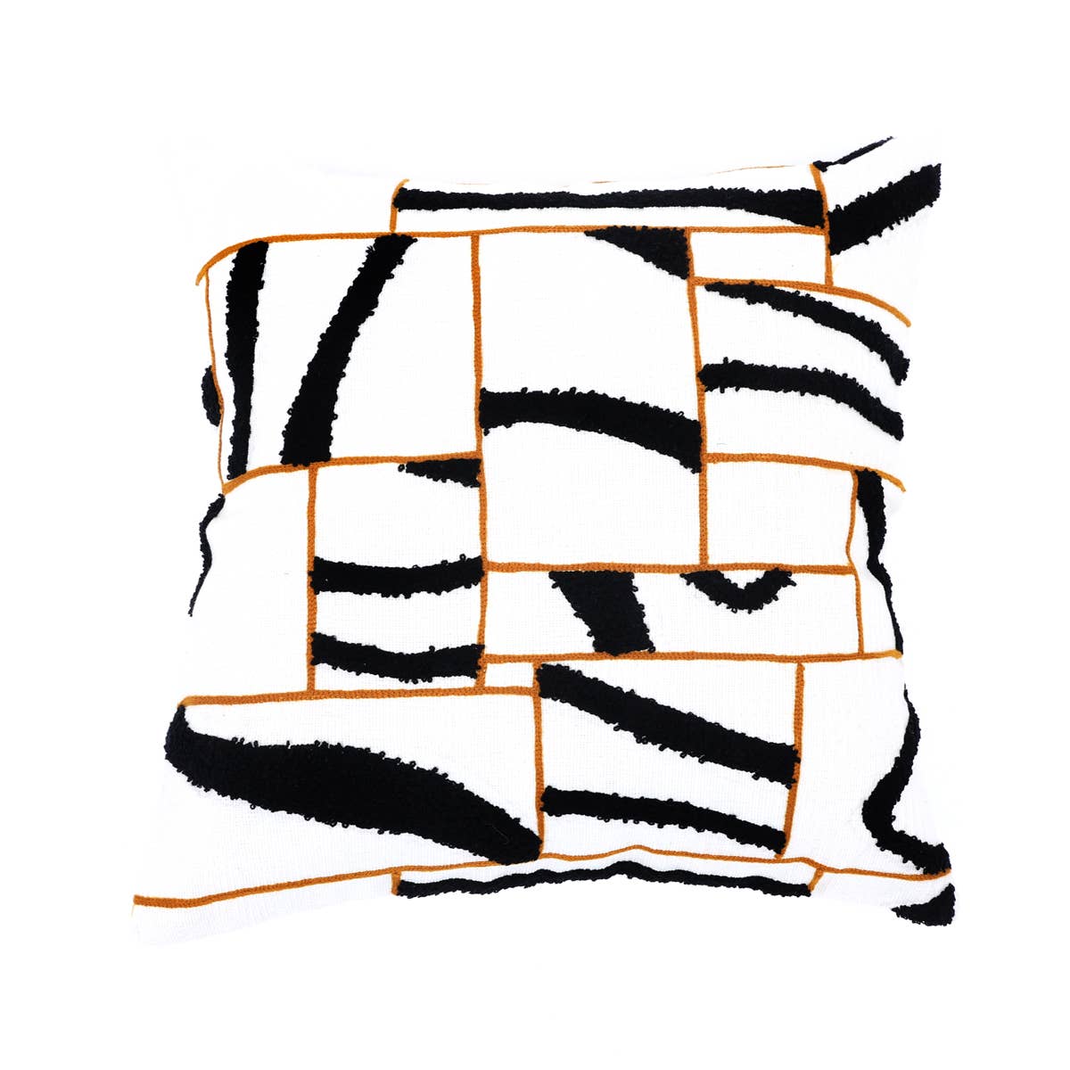 Tufted Cotton Slub Pillow