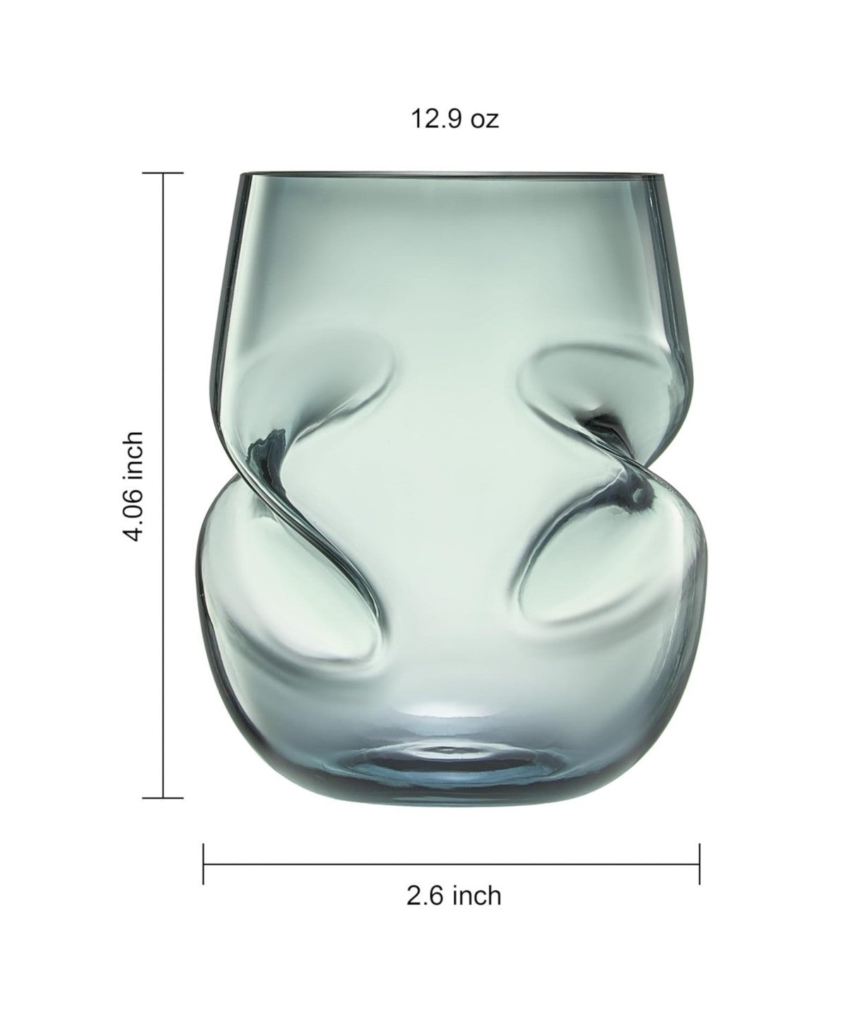 Unbreakable Aerating Stemless Pastel Wine Glasses Set of 6