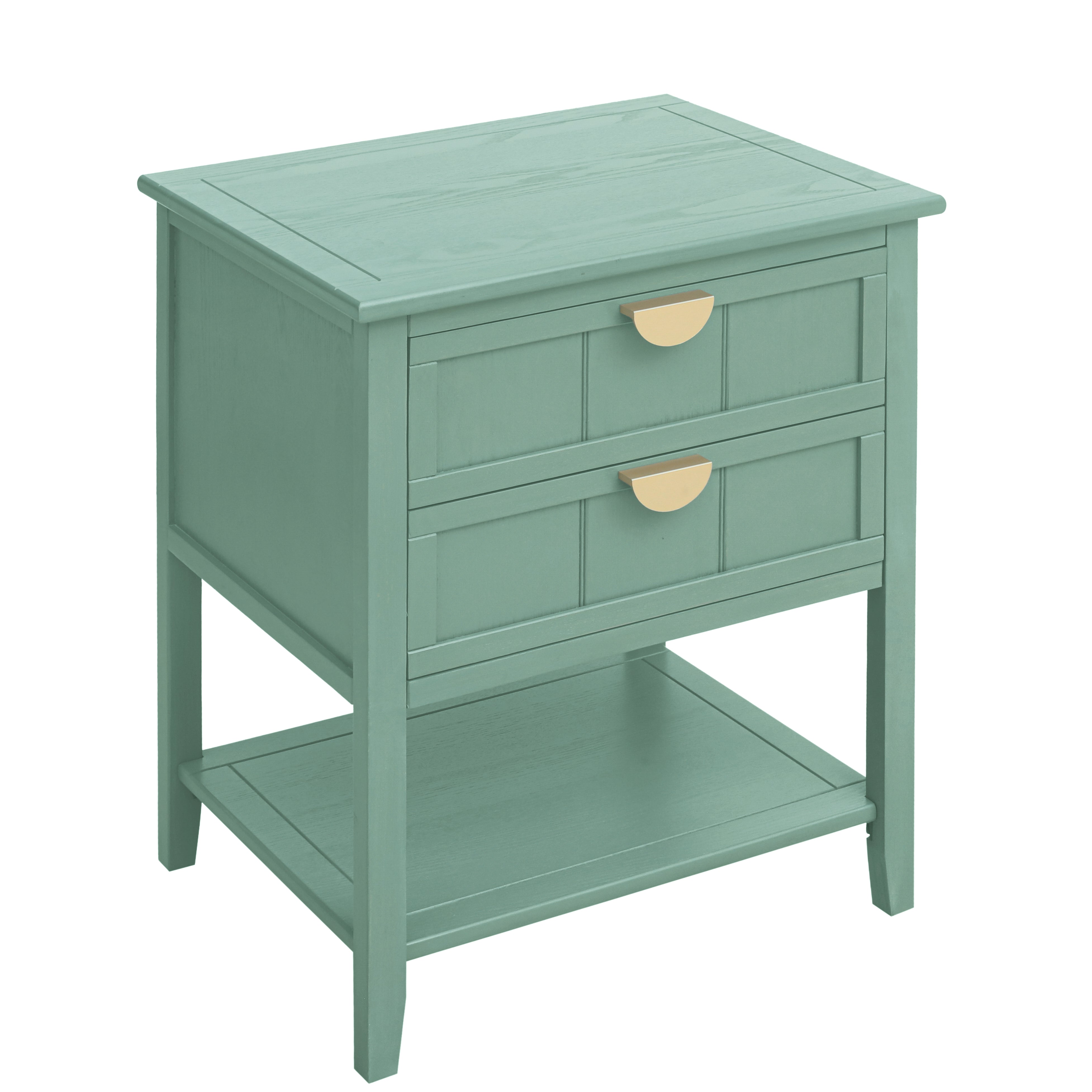 2 Drawer Side Table