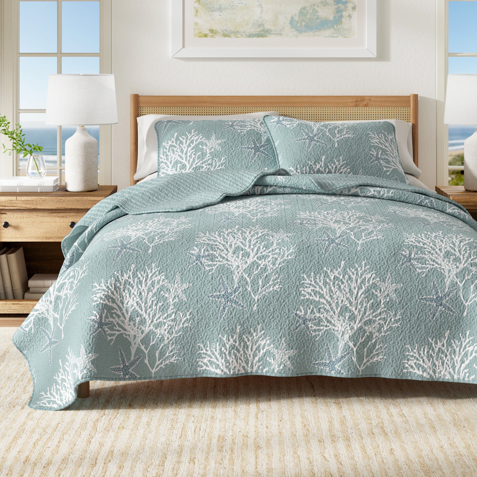 Coastal Quilt Set with Shams