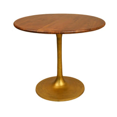 Alden Wood Top Round Dining Table - Table