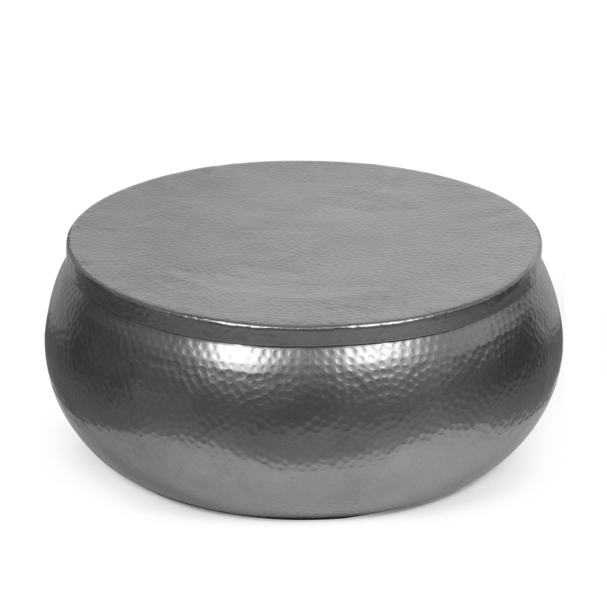 Pier 1 Aluminum Drum Coffee Table - Thumbnail 5