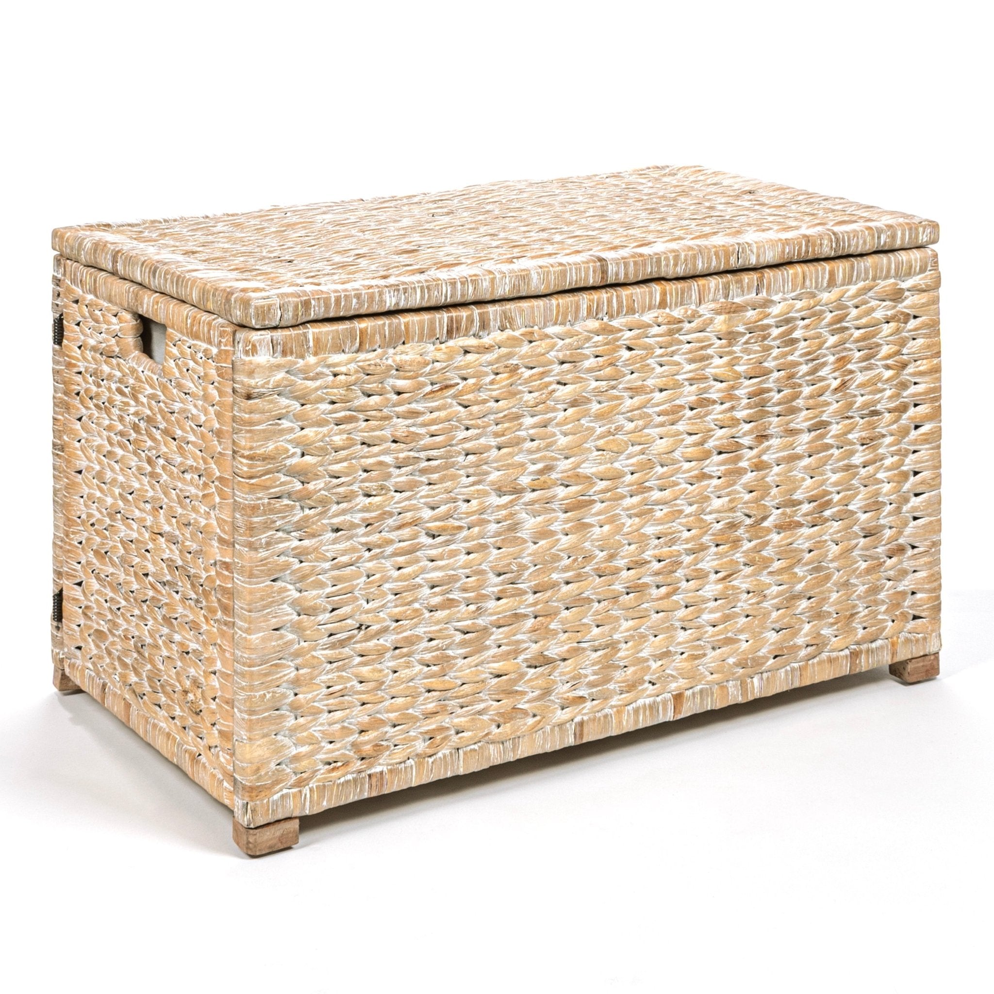 Anada 30" Handwoven Wicker Weave Storage Trunk - Trunks