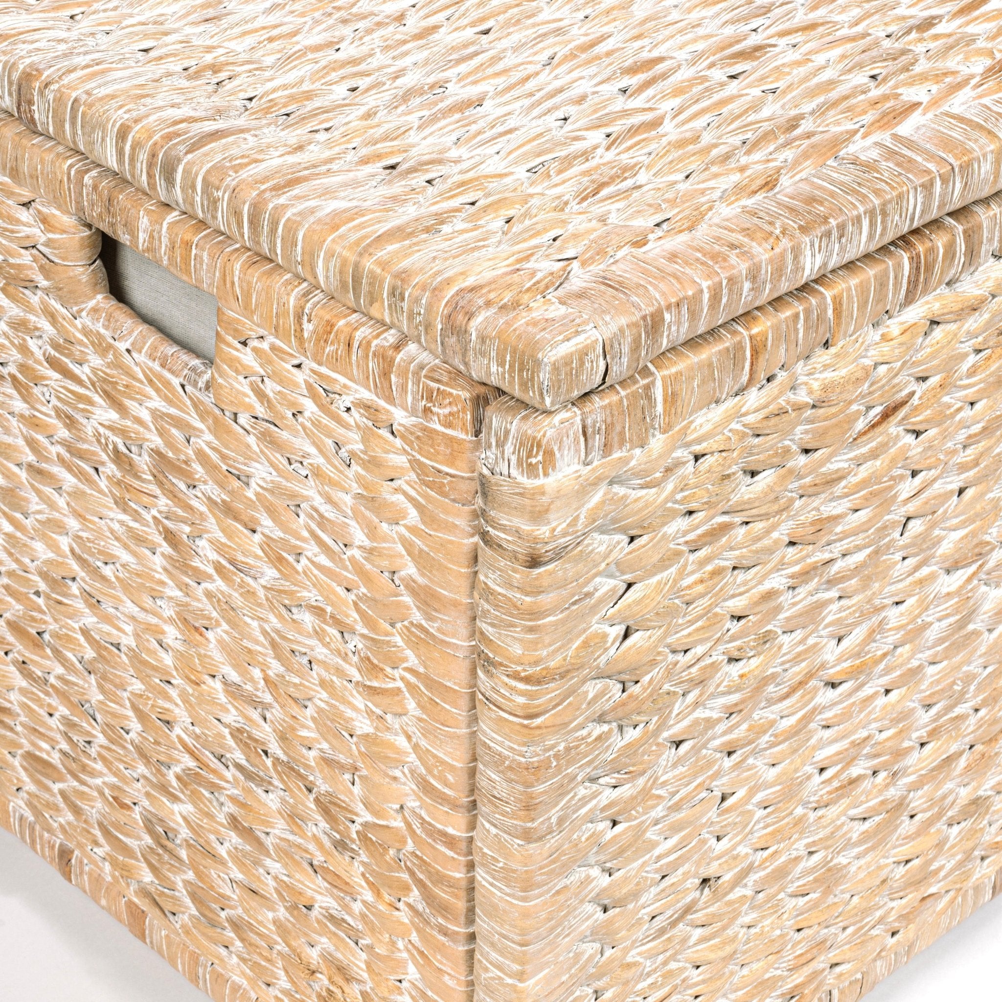 Anada 30" Handwoven Wicker Weave Storage Trunk - Trunks
