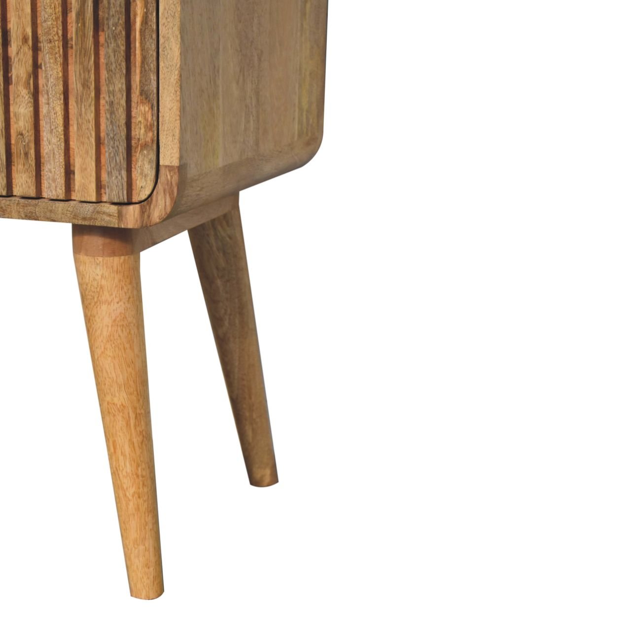 Architect Solid Wood Nightstand with 2 Drawers and Tapered Legs - Nightstands
