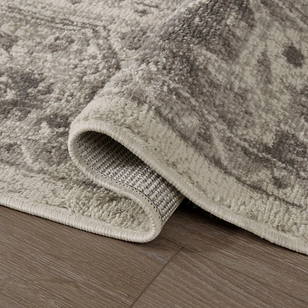 Area Rug with Sprayed Latex Reverse and Tiled Border - Indoor Rugs
