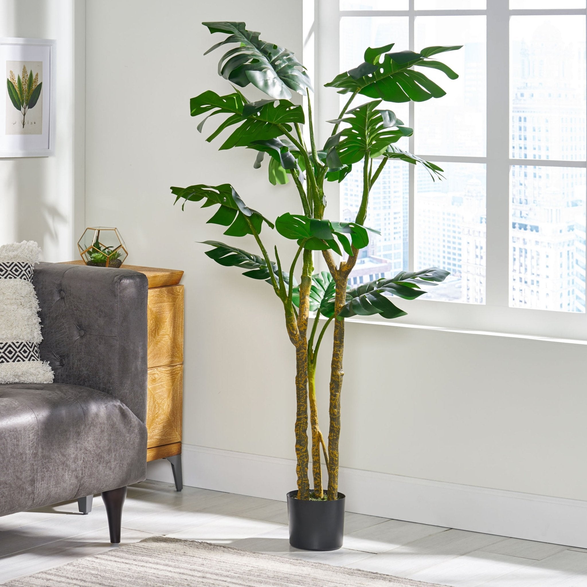 Artificial Monstera Tree - Potted Trees