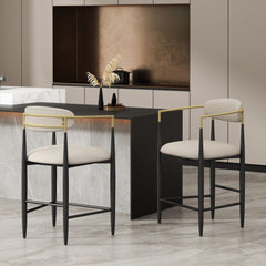 Ascend Counter Stool with An Exquisite Toothpick Design and Open Backrests - Counter Stool