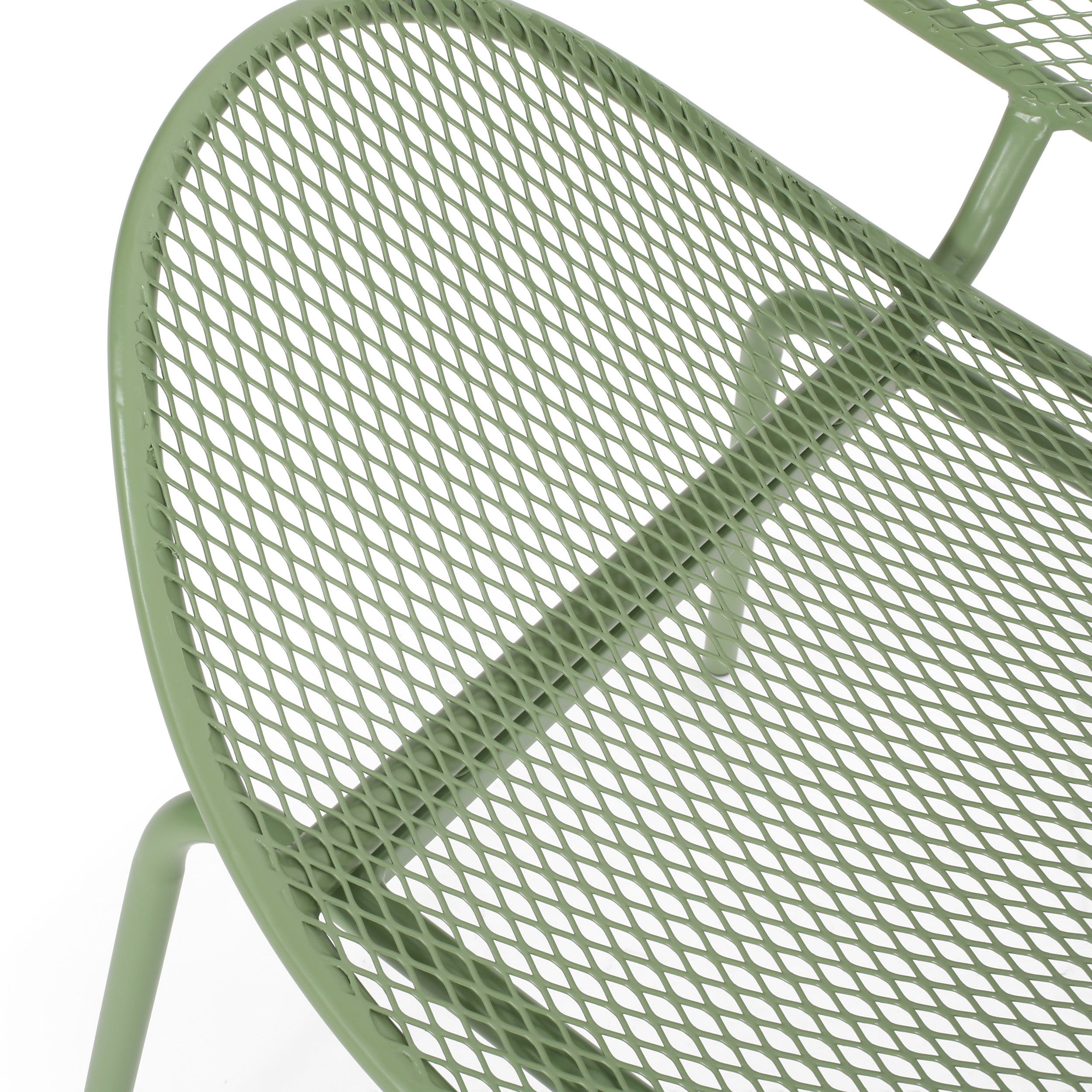 Modern Elba Chair Set With Mesh Seating And Retro Shell Design