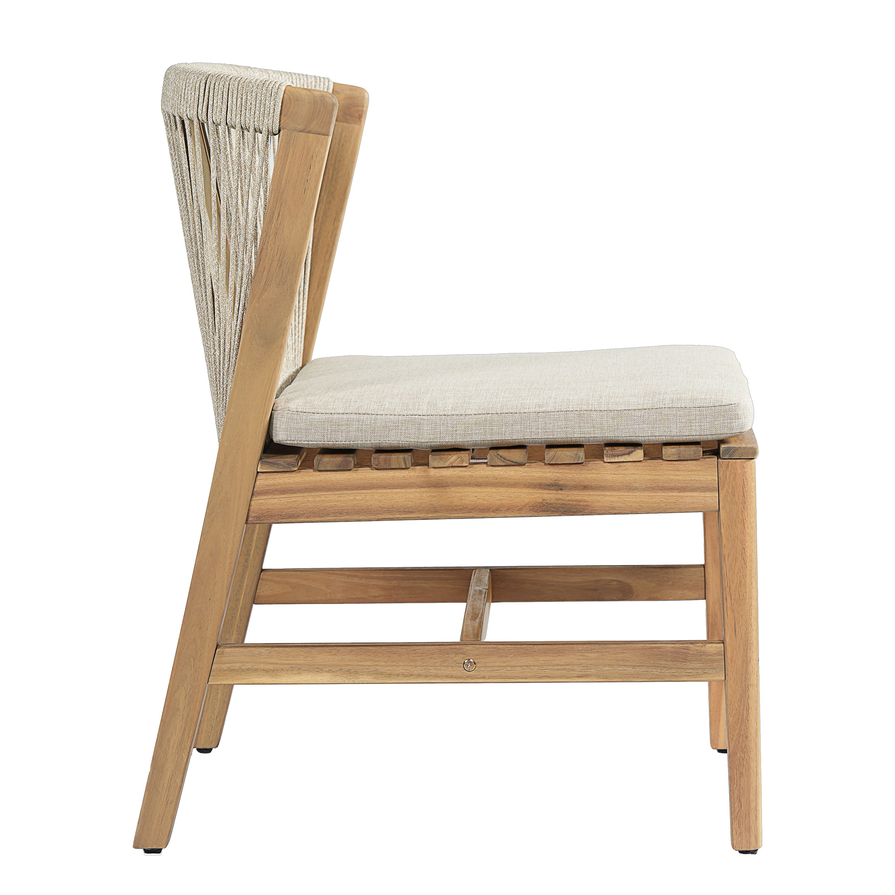 Louie Outdoor Dining Chairs, Set of 2