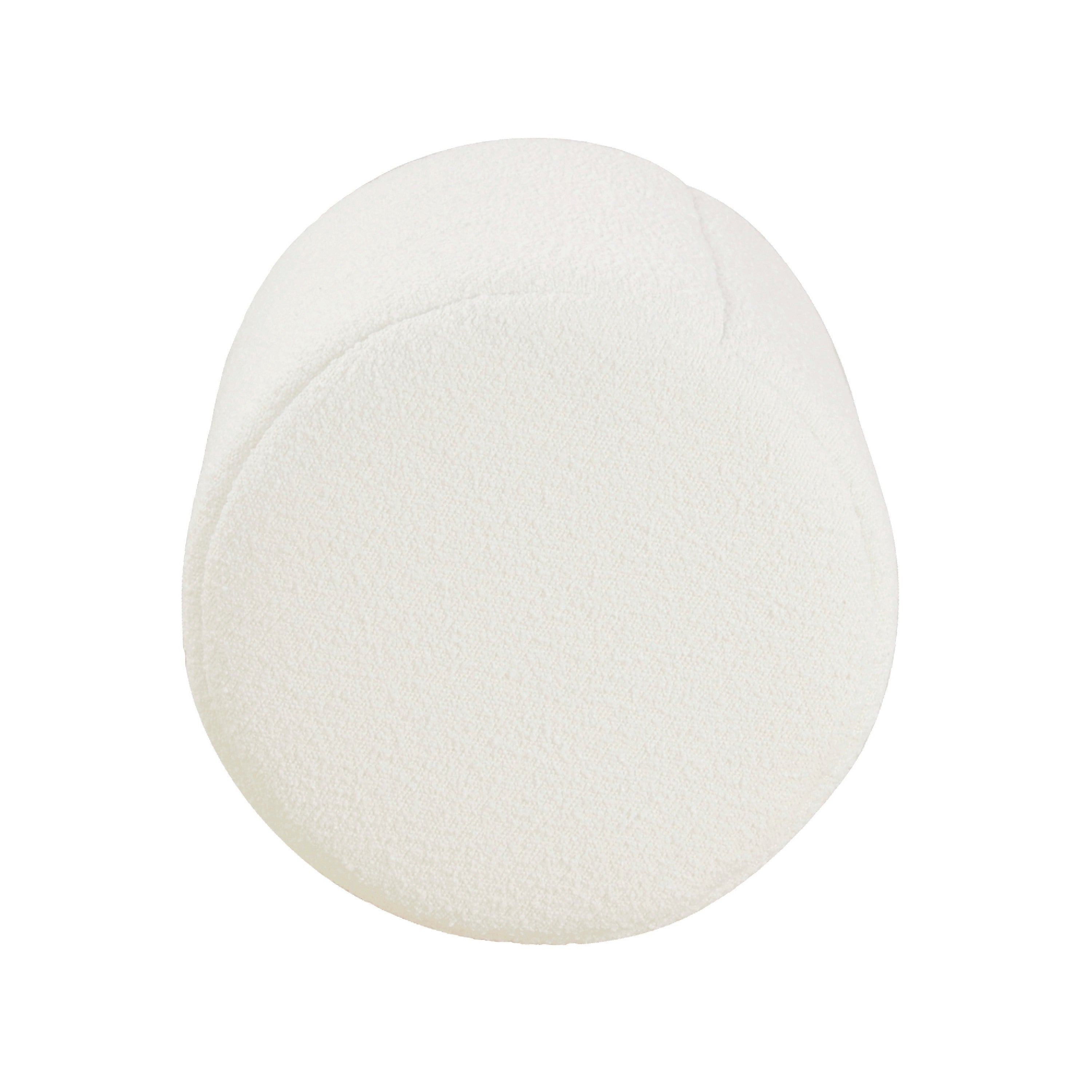 Sem Round Channel Stitch Accent Ottoman