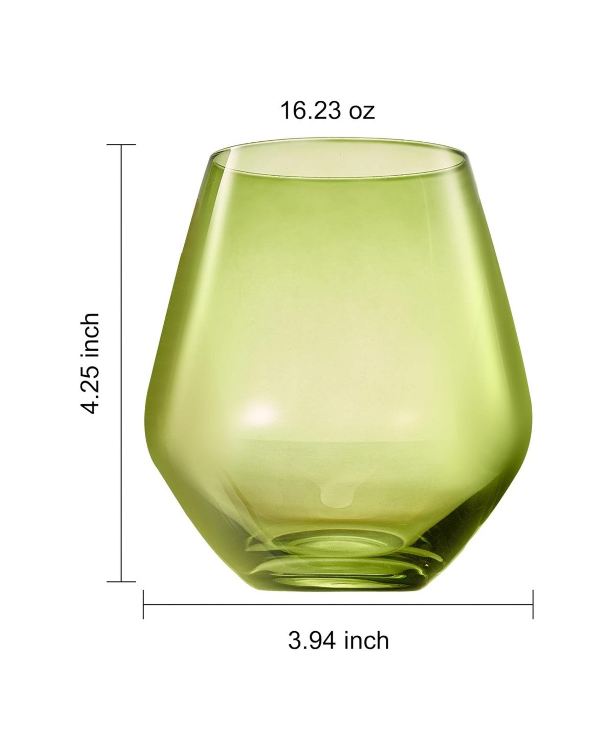 Spring & Summer Colored Wine Glasses Set of 6