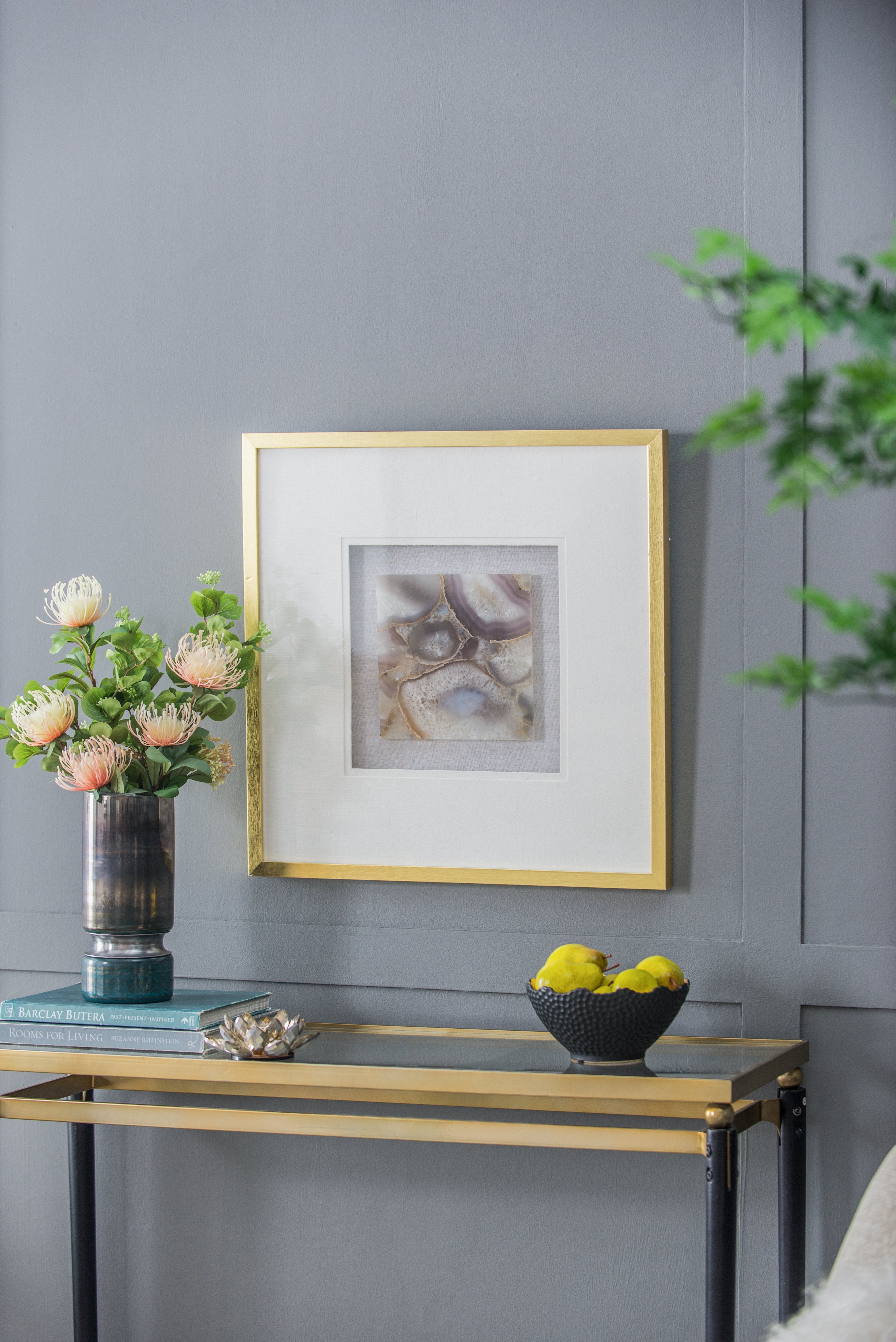 Remi Agate Shadow Box Wall Art