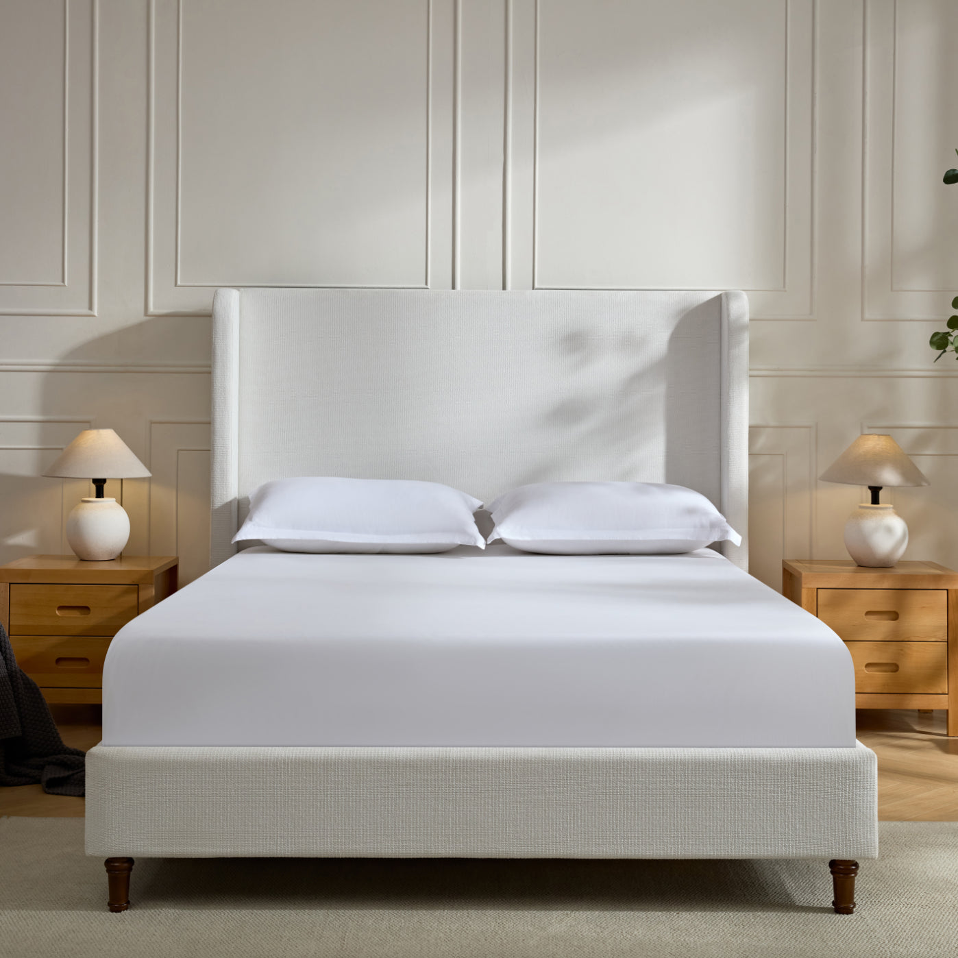 Harper Tall Headboard Upholstered Bed
