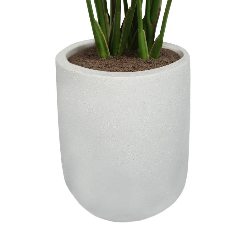 Faux Bird of Paradise with Pot, 8 ft