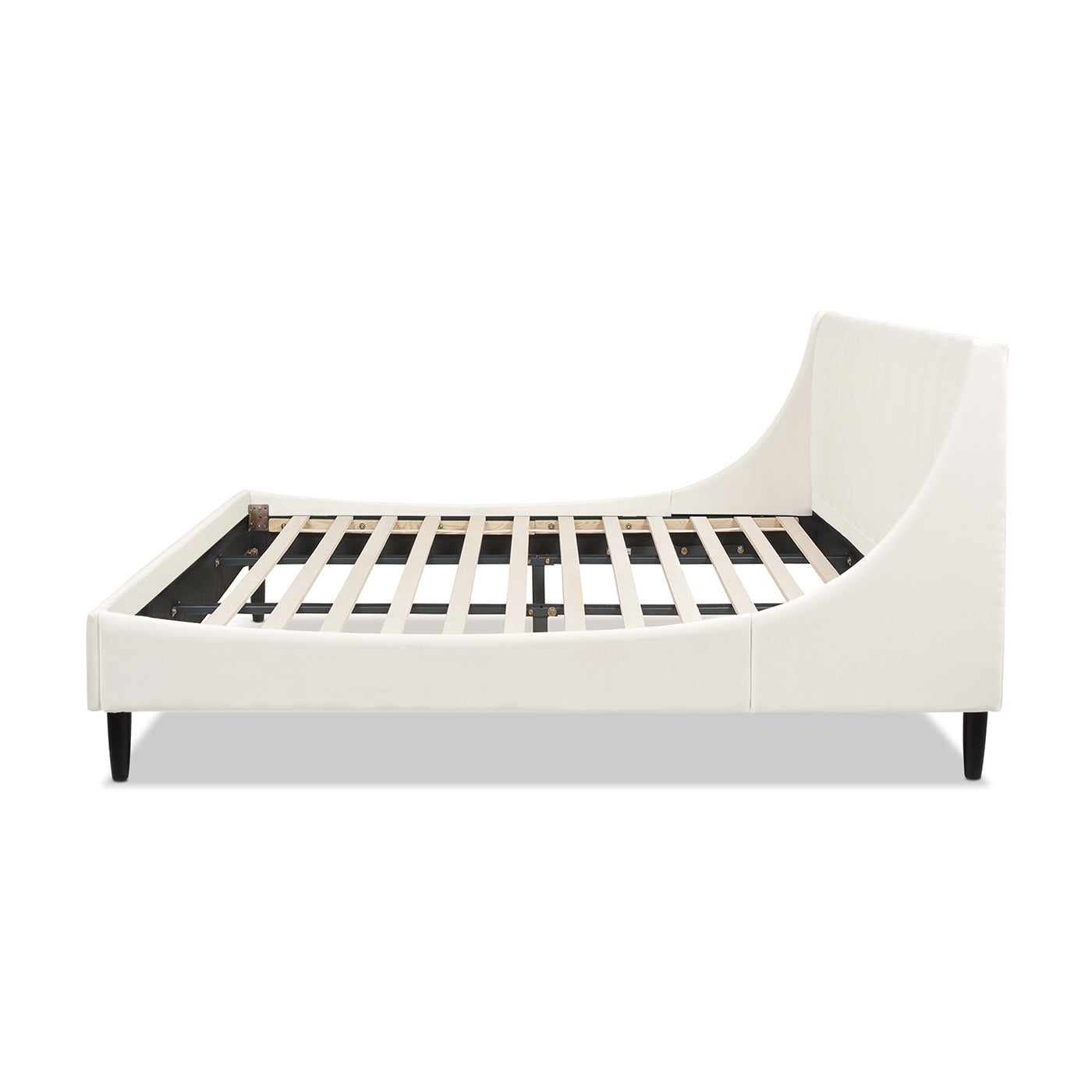 Asphodel Upholstered Platform Bed with Channel Tufted Headboard