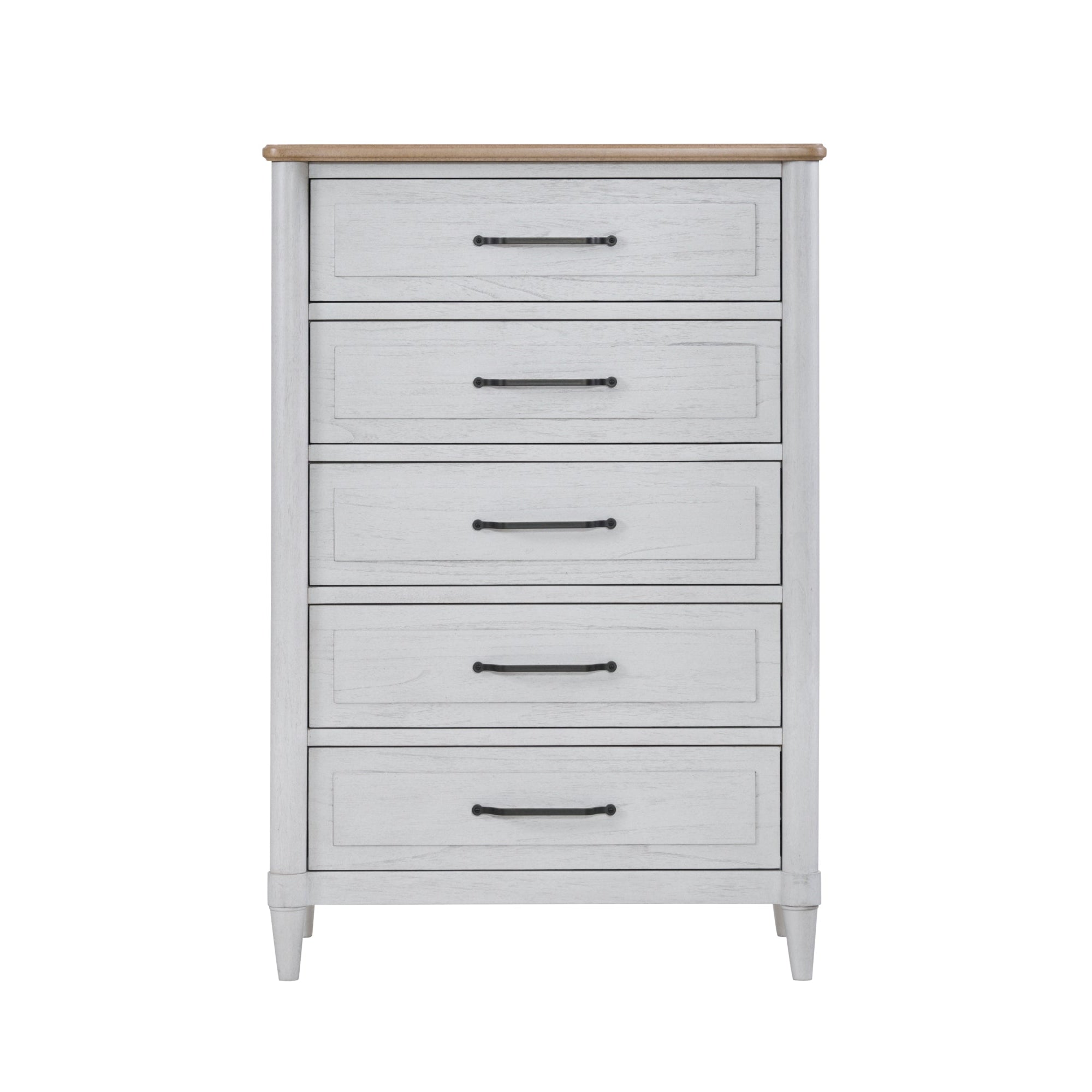 Breakfront Vertical 5-Drawer Chest