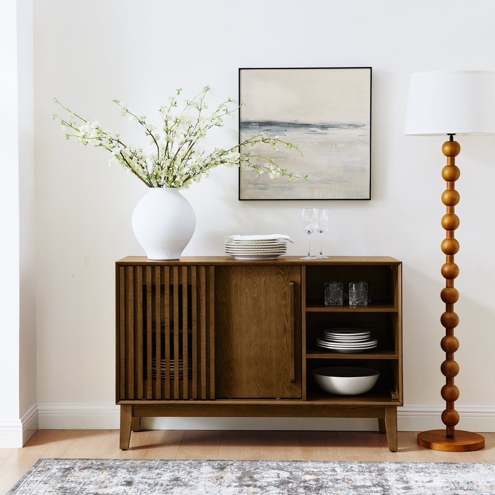 Farmhouse Sideboard Buffet Cabinet