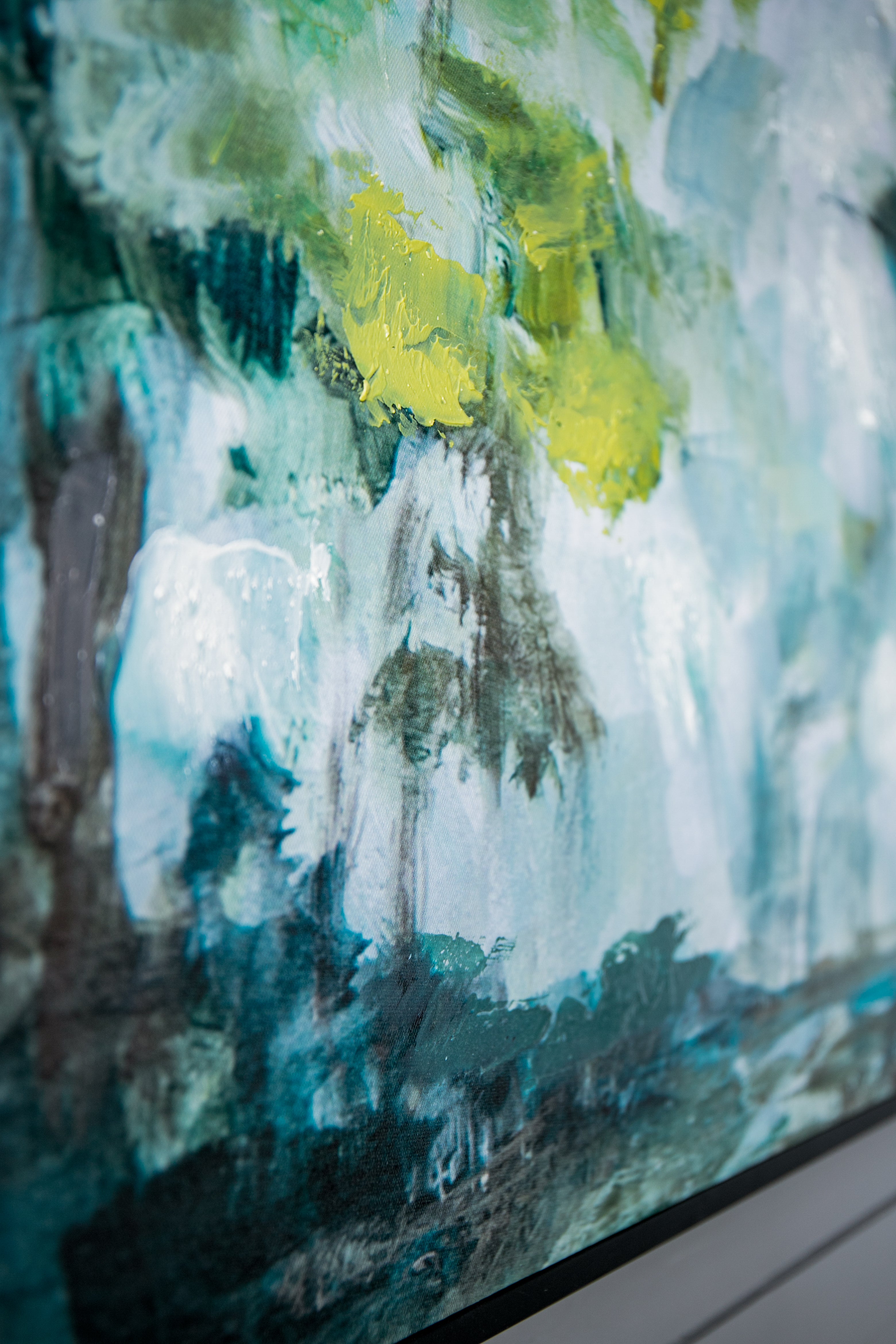 Multicolored Forest Landscape Wall Art