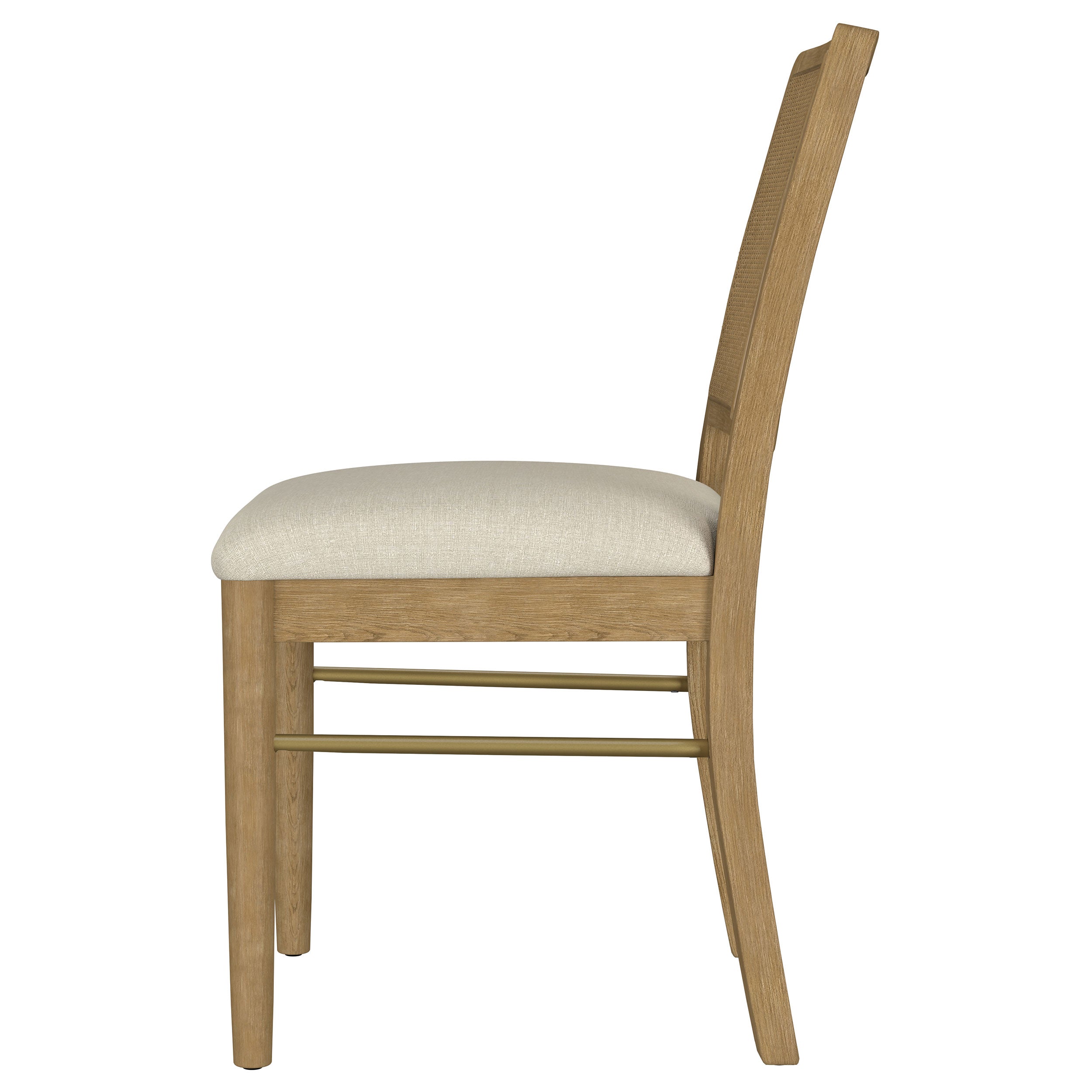 Benson Sand Wash Cane Dining Side Chair, Set of 2
