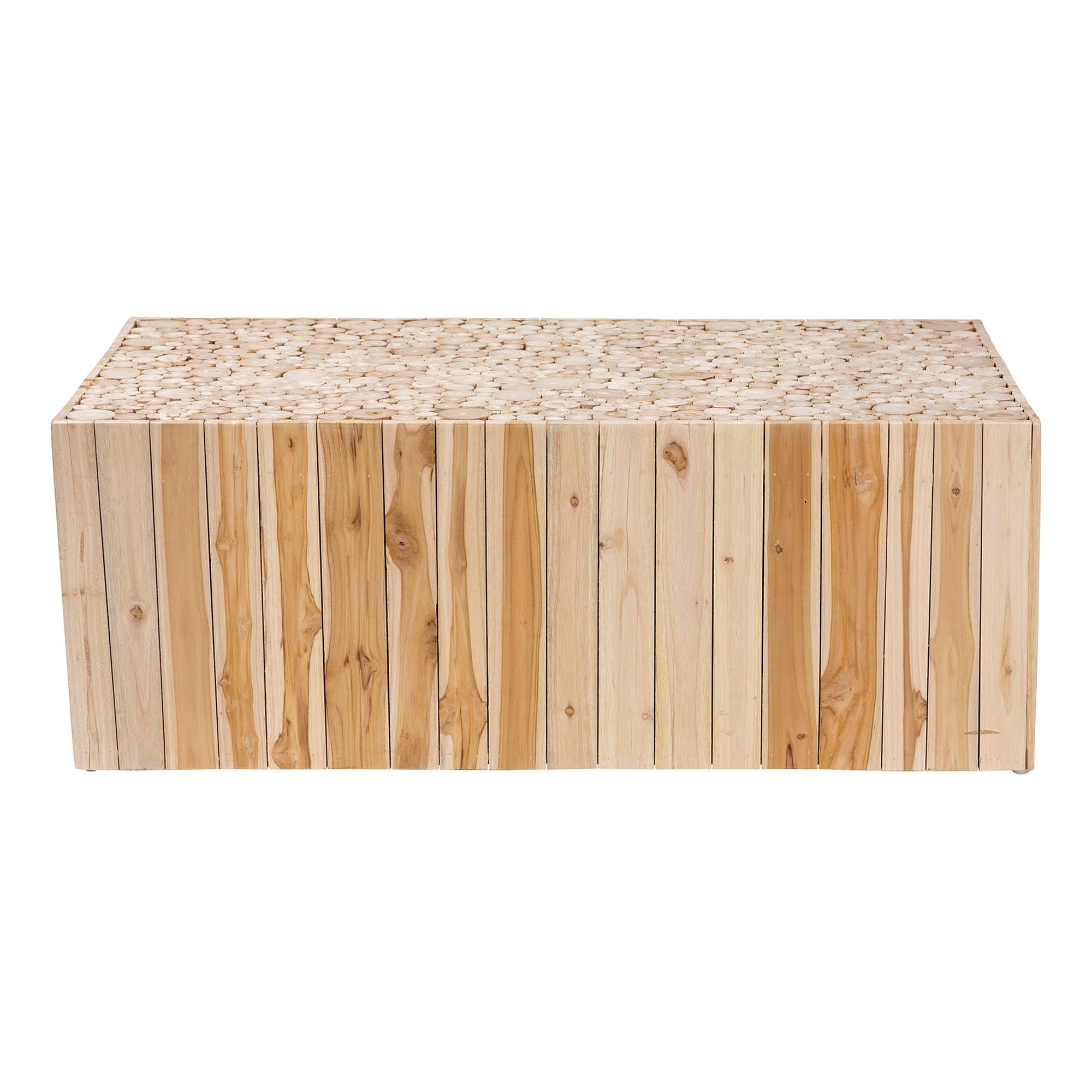 Everett Rectangle Teak Wood Coffee Table