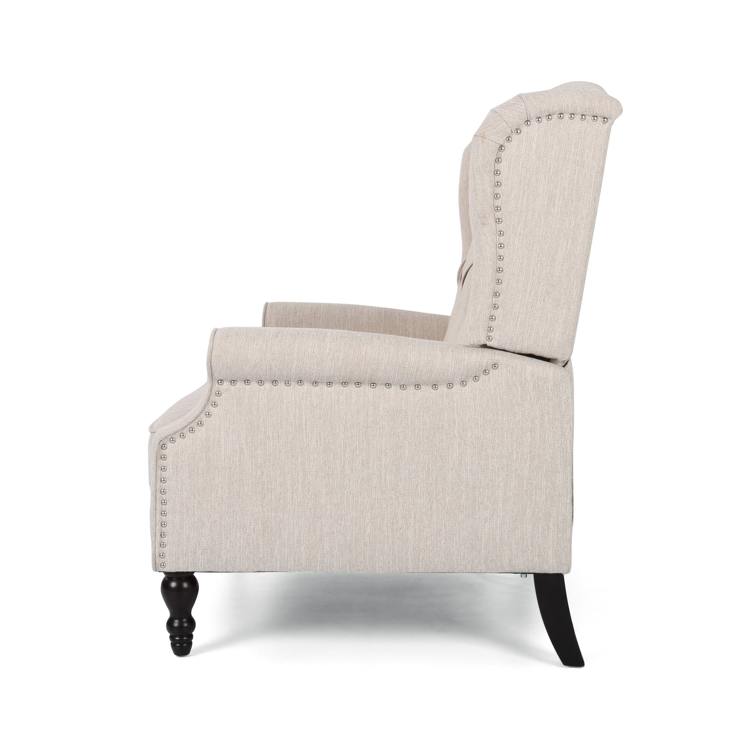 Oversized Wingback Tufted Recliner Accent Chair