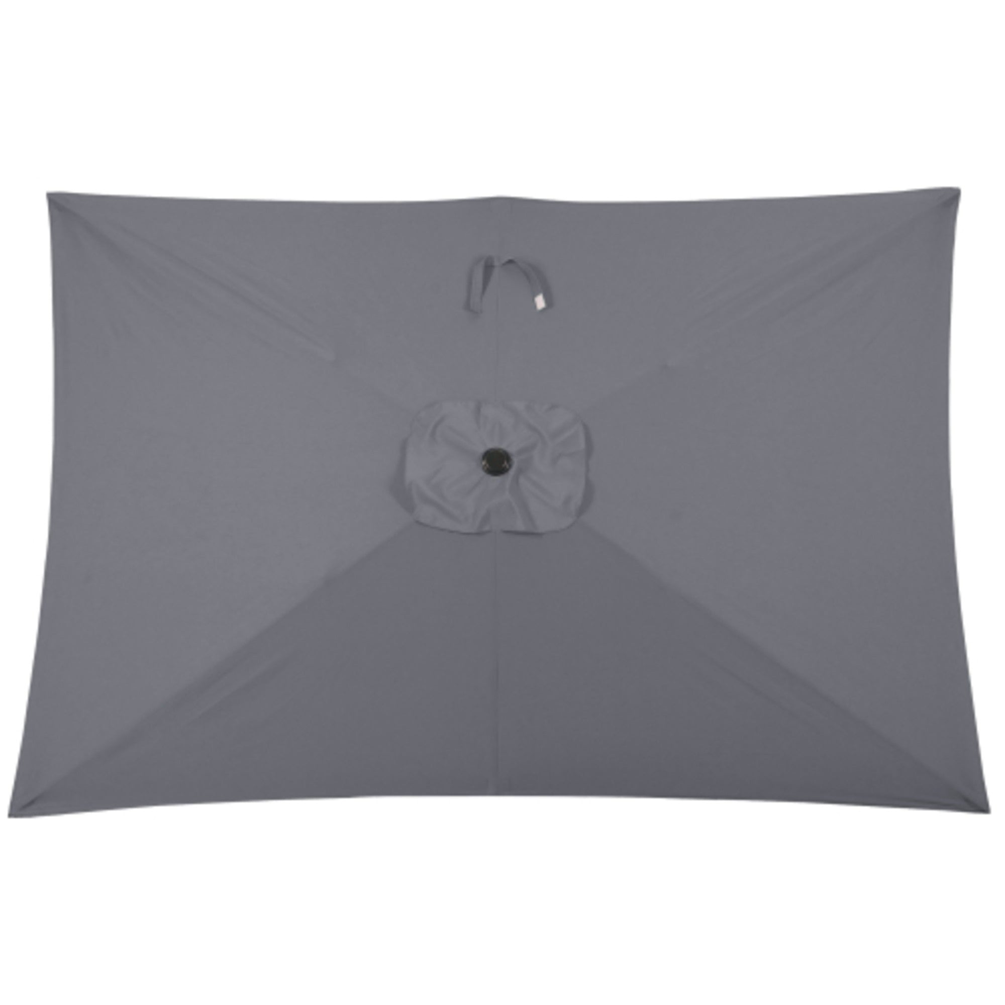 6.5 x 10 ft Rectangular Patio Umbrella with Crank, Base Not Included