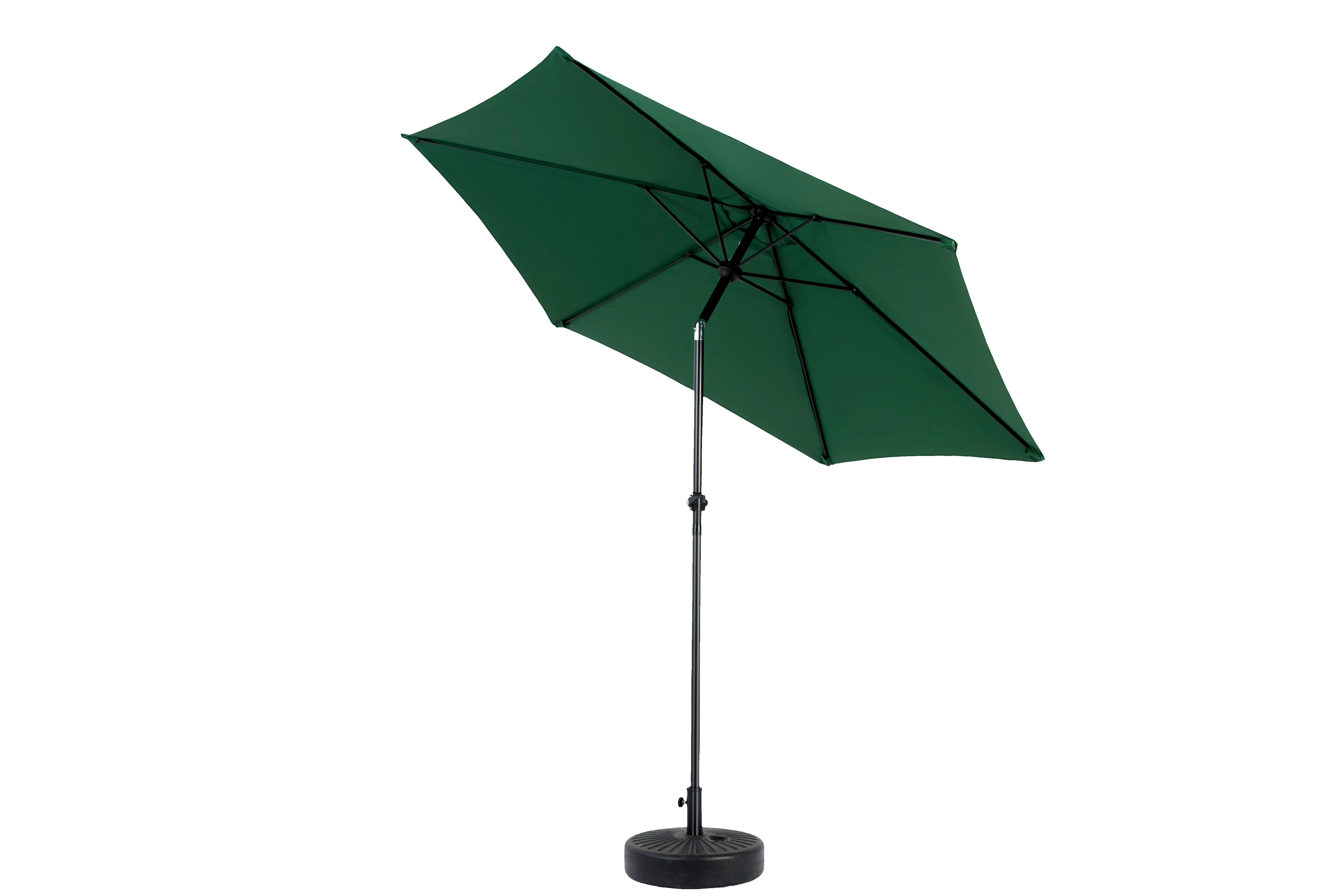 9' Outdoor Patio Umbrella Outdoor Table Umbrella with Push Button Tilt and Crank, Base Not Included