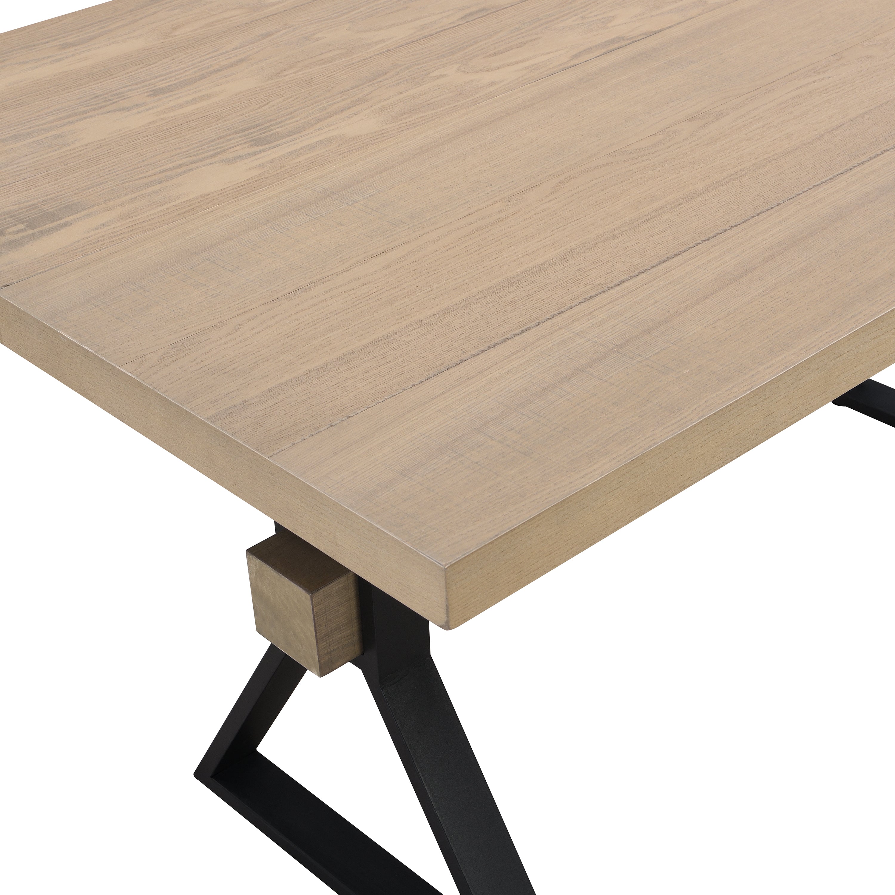 Hartsdale Rectangular Dining Table with X-Shaped Base