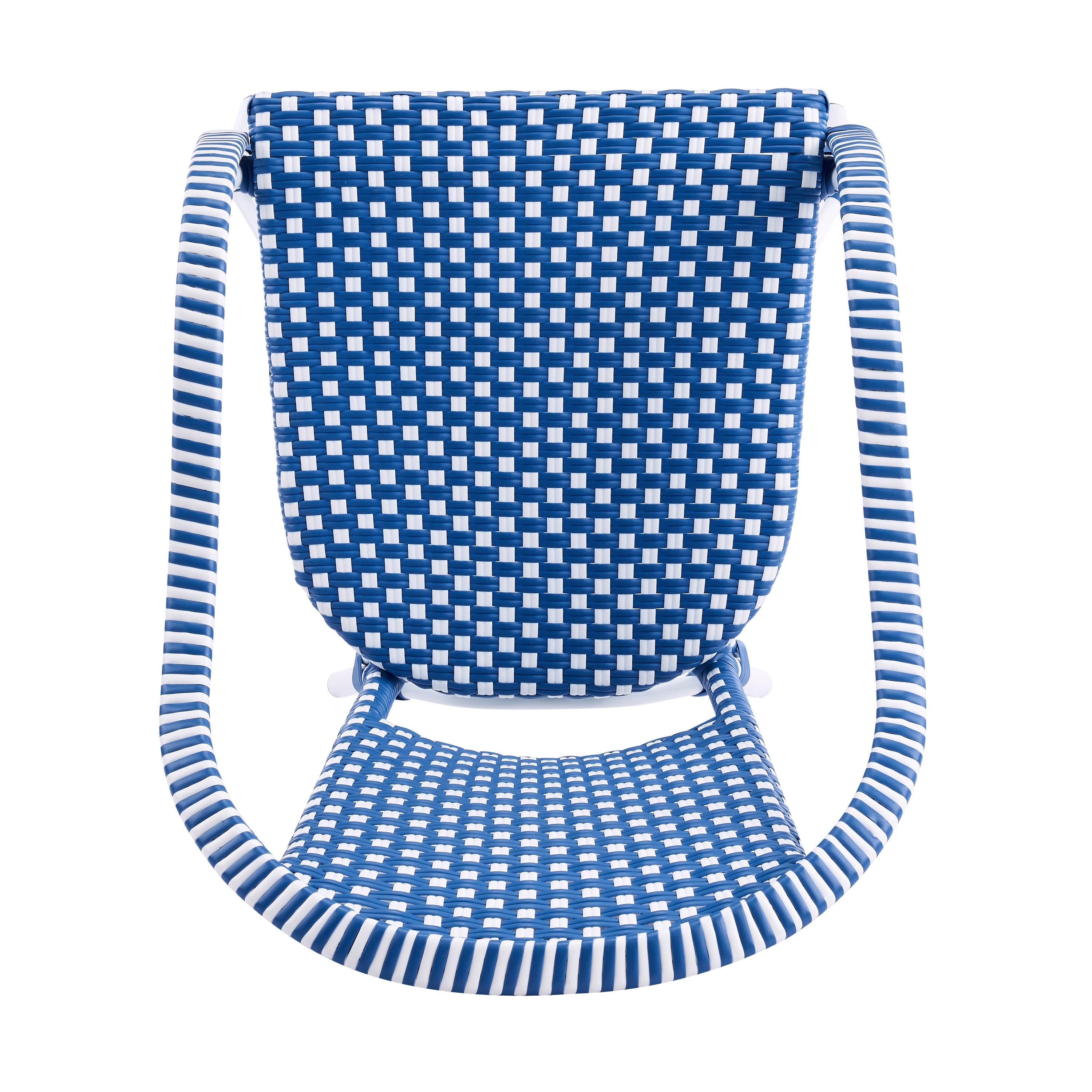 French Bistro Wicker Outdoor Dining Chair, Set of 2