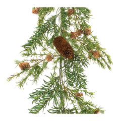 Pine Garland with Pinecones, Set of 2