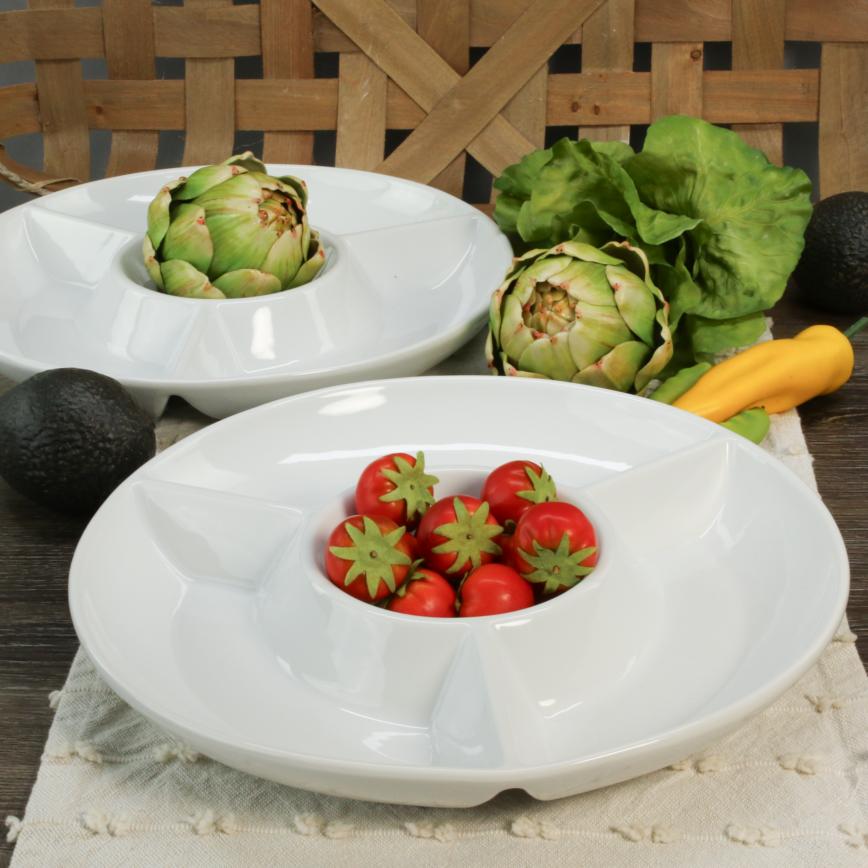 Round Chip-N-Dips, Set of 2