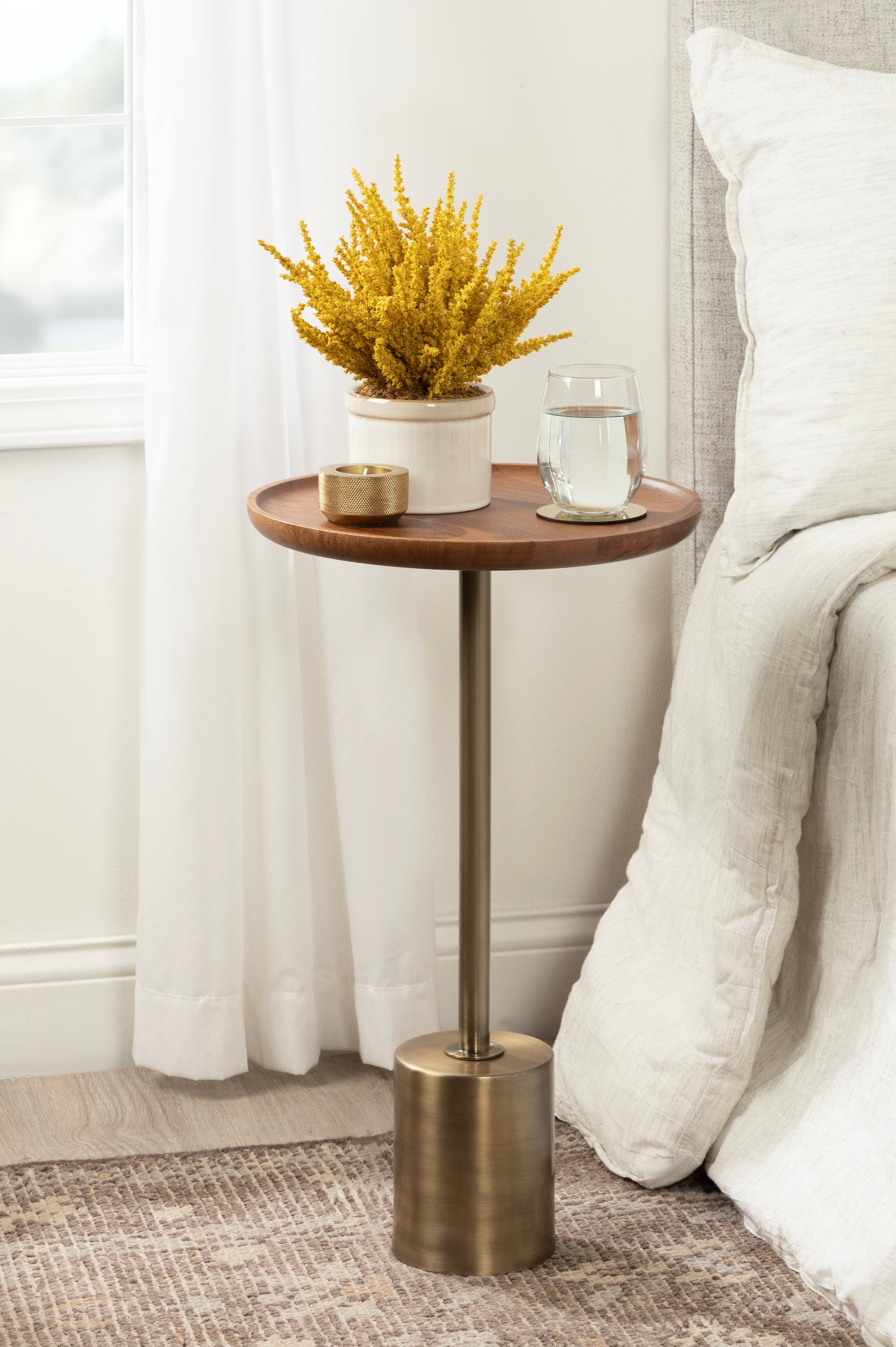 Xyler Wood and Metal Table