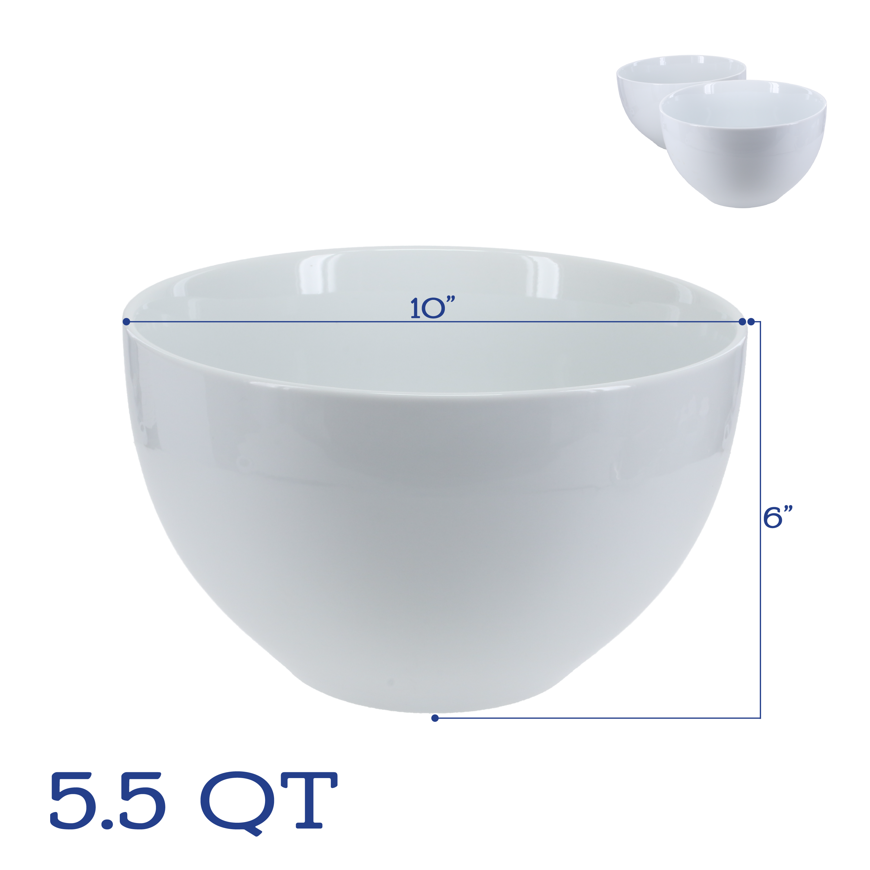 Conical Serving Bowl, Set of 2