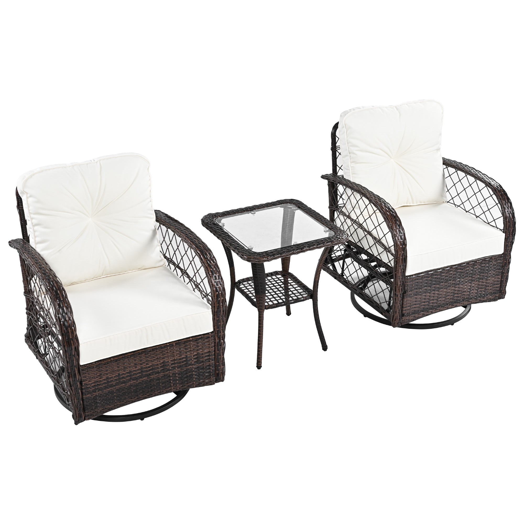 3-Piece Outdoor Chat Set